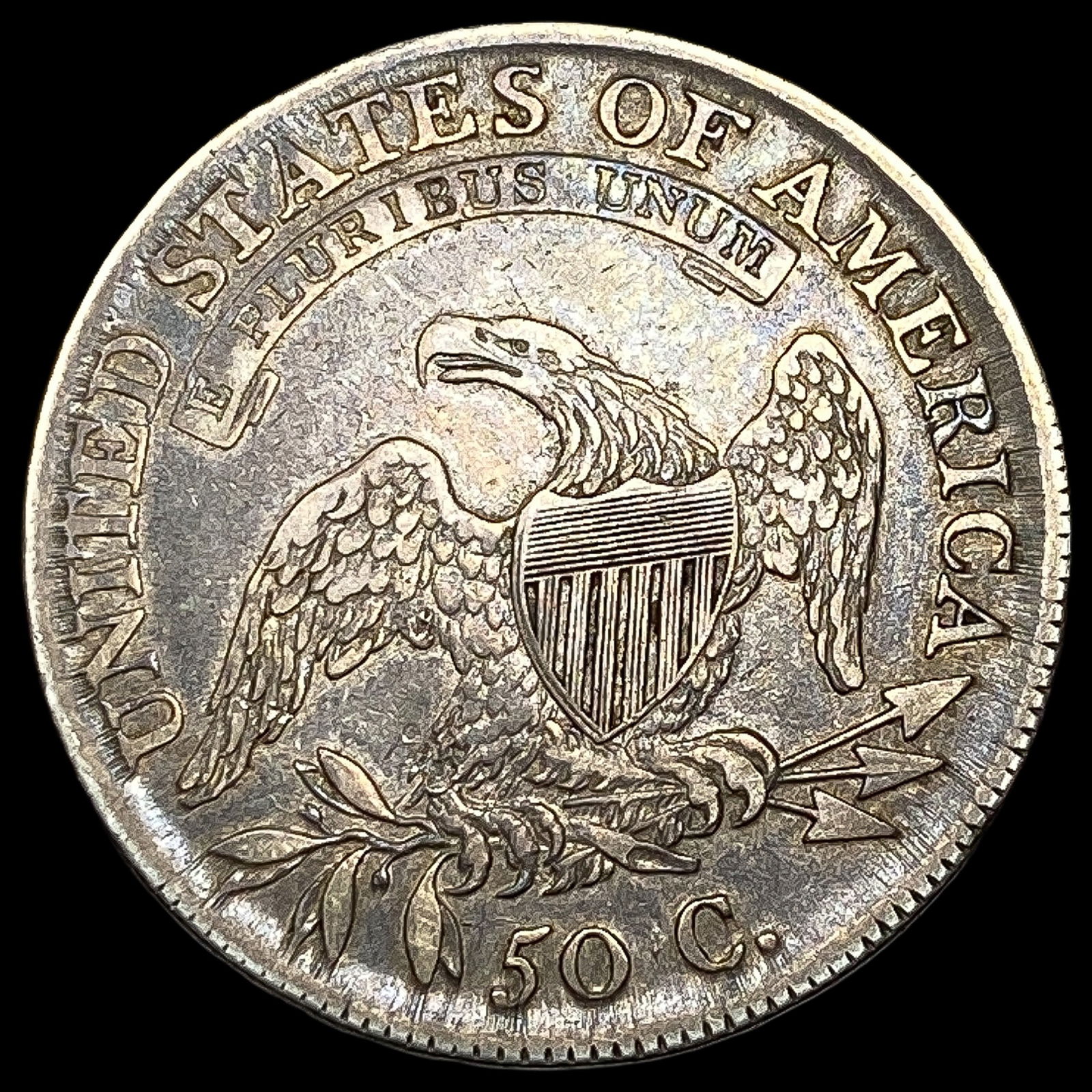 1810 Capped Bust Half Dollar LIGHTLY CIRCULATED - 2