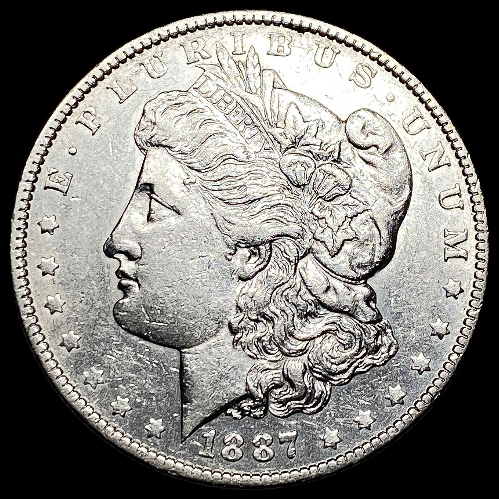 1887-O Silver Morgan Dollar CLOSELY UNCIRCULATED: 1887-O Silver Morgan Dollar CLOSELY UNCIRCULATED