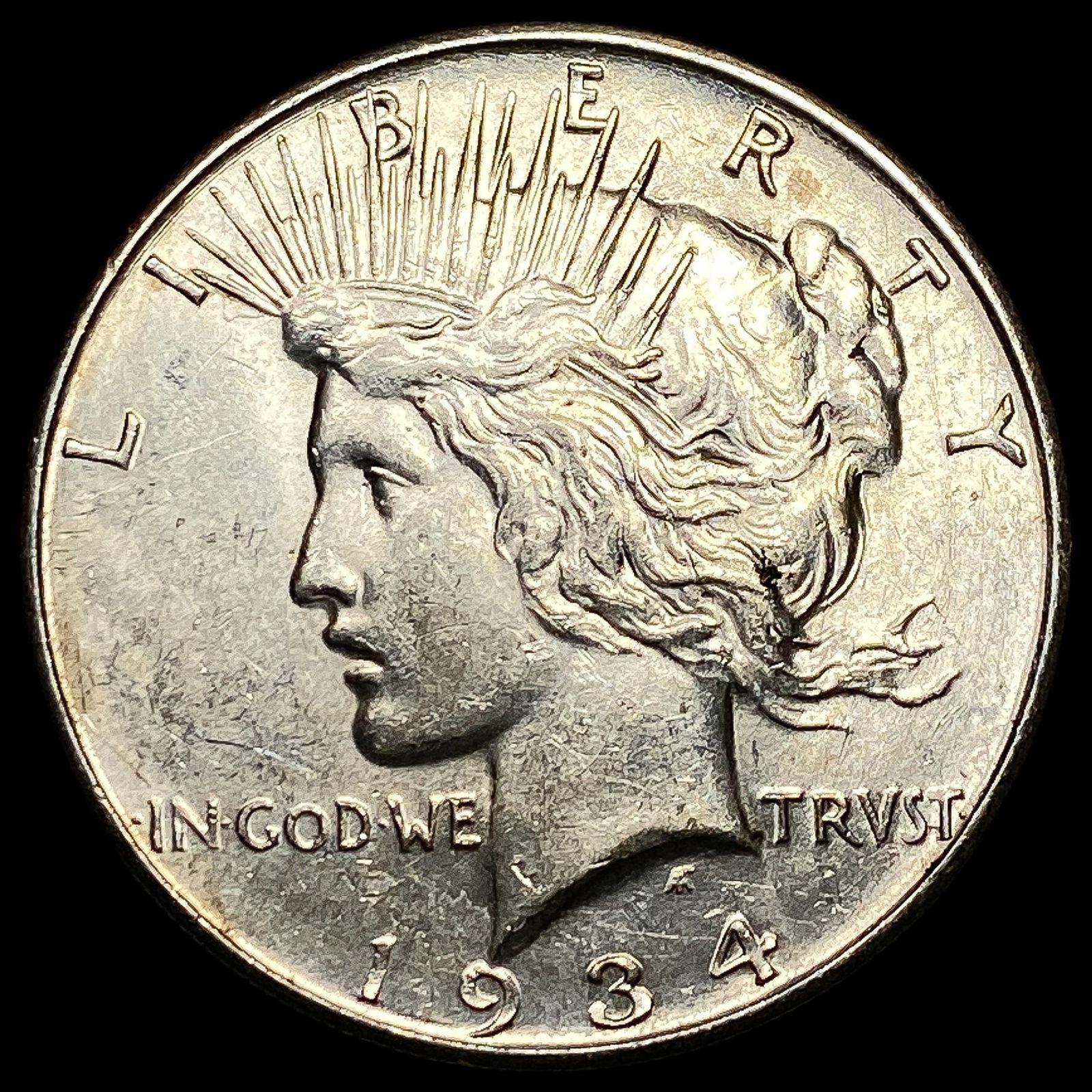 1934-D Silver Peace Dollar CLOSELY UNCIRCULATED: 1934-D Silver Peace Dollar CLOSELY UNCIRCULATED