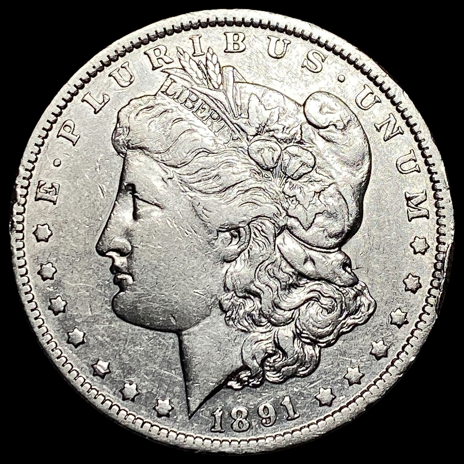 1891-O Silver Morgan Dollar NEARLY UNCIRCULATED: 1891-O Silver Morgan Dollar NEARLY UNCIRCULATED