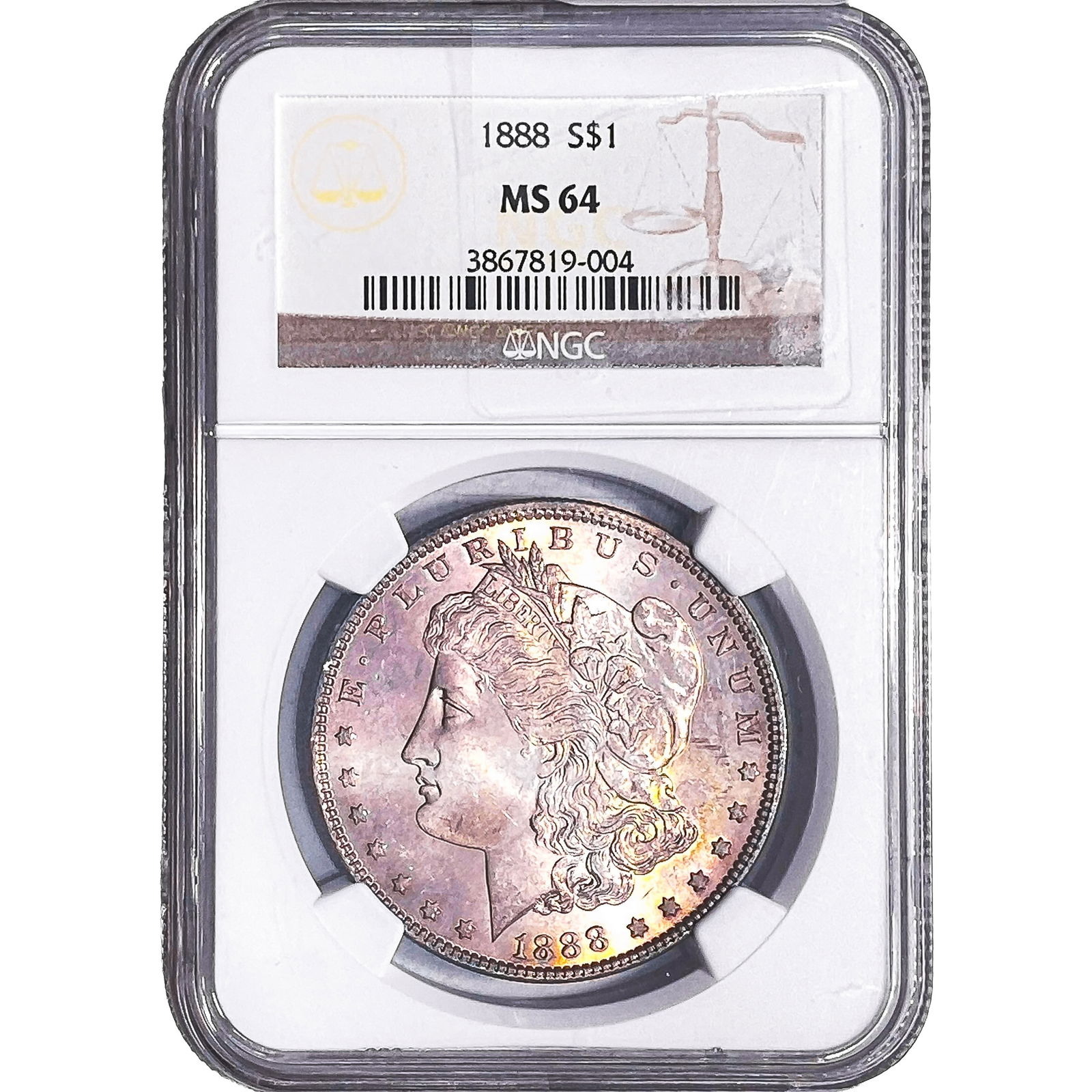 1888 Morgan Silver Dollar NGC MS64 (1 of 2)