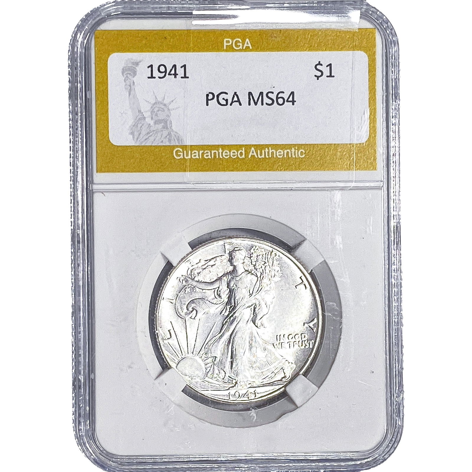 1941 Morgan Silver Dollar PGA MS64: 1941 Morgan Silver Dollar PGA MS64
