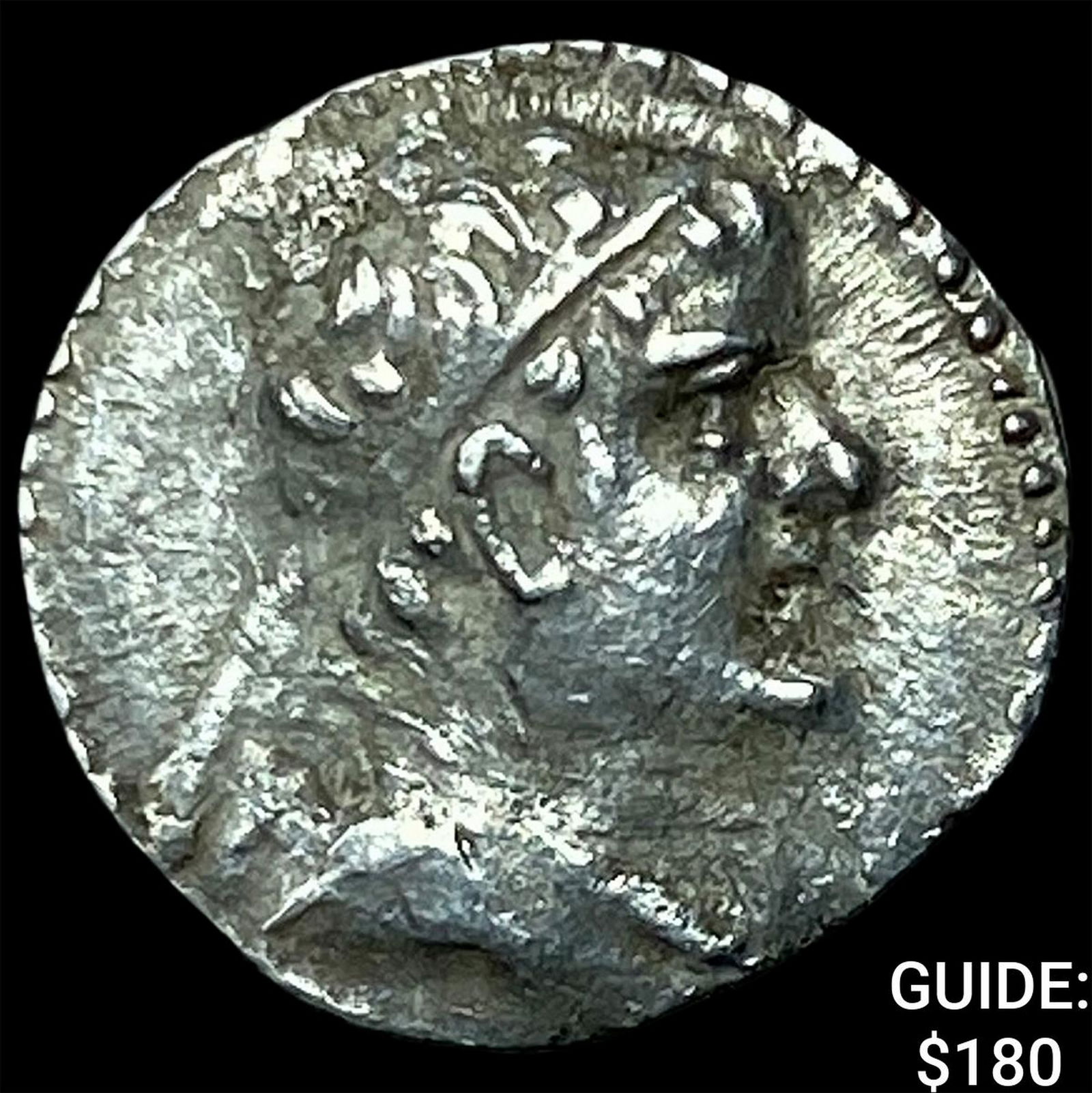 Greco-Bactria Eucratides I 171-145 BC Silver Obol NEARLY UNCIRCULATED: Greco-Bactria Eucratides I 171-145 BC Silver Obol NEARLY UNCIRCULATED