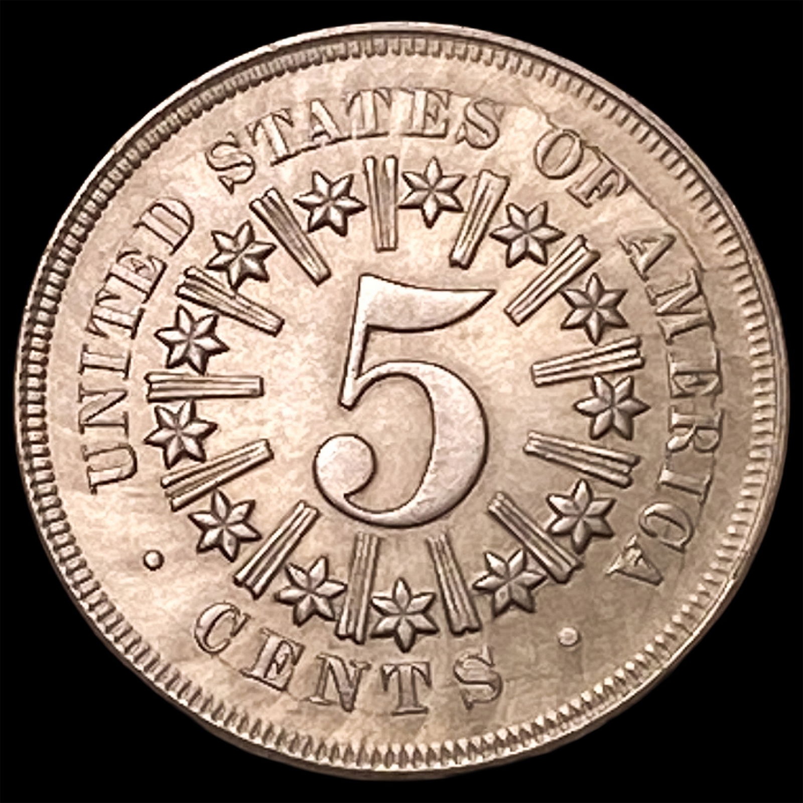 1866 Shield Nickel UNCIRCULATED - 2