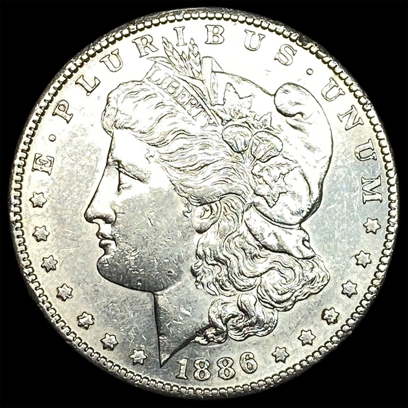 1886-S Silver Morgan Dollar UNCIRCULATED: 1886-S Silver Morgan Dollar UNCIRCULATED