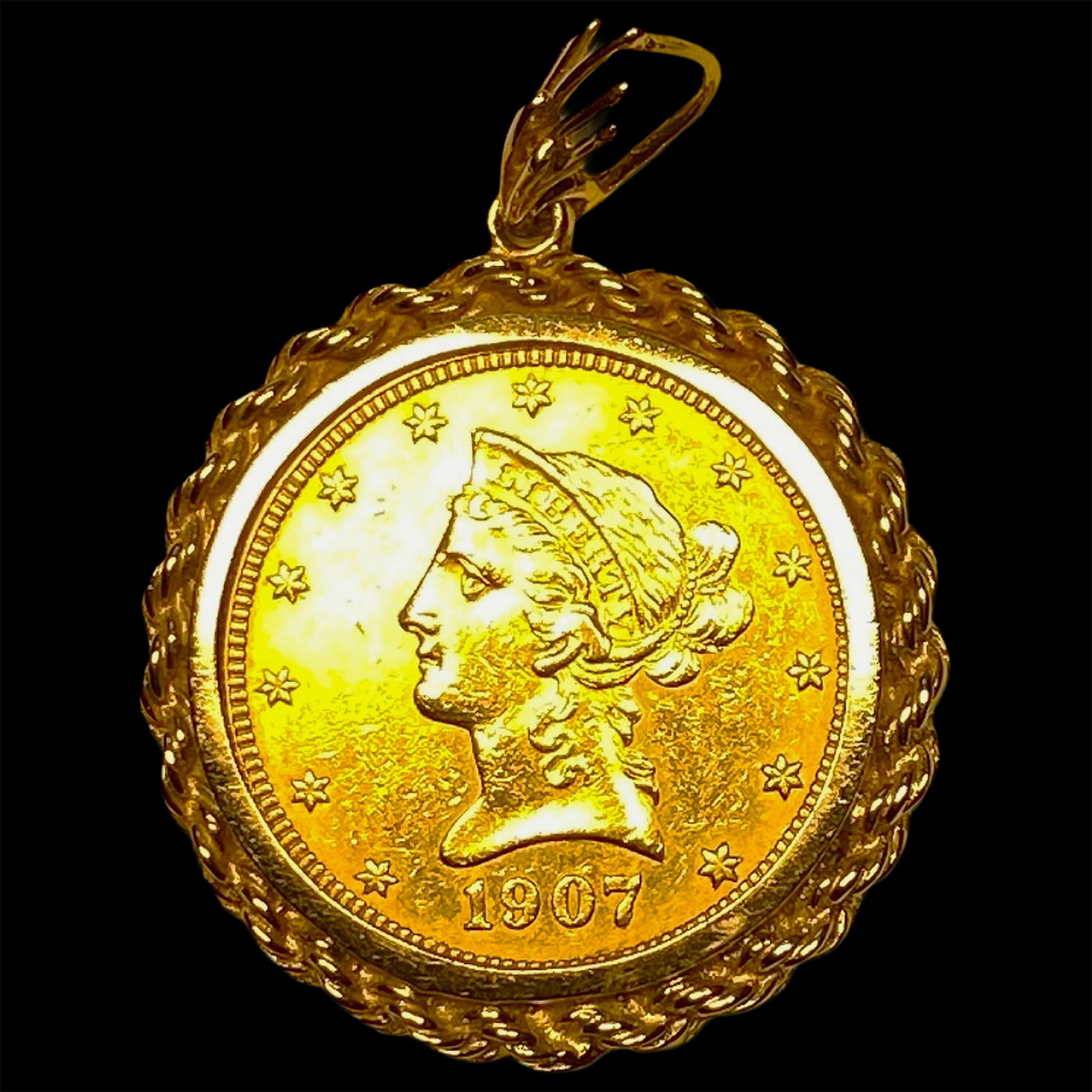 1907 Liberty Head Eagle $10 Gold CLOSELY UNCIRCULATED: 1907 Liberty Head Eagle $10 Gold CLOSELY UNCIRCULATED