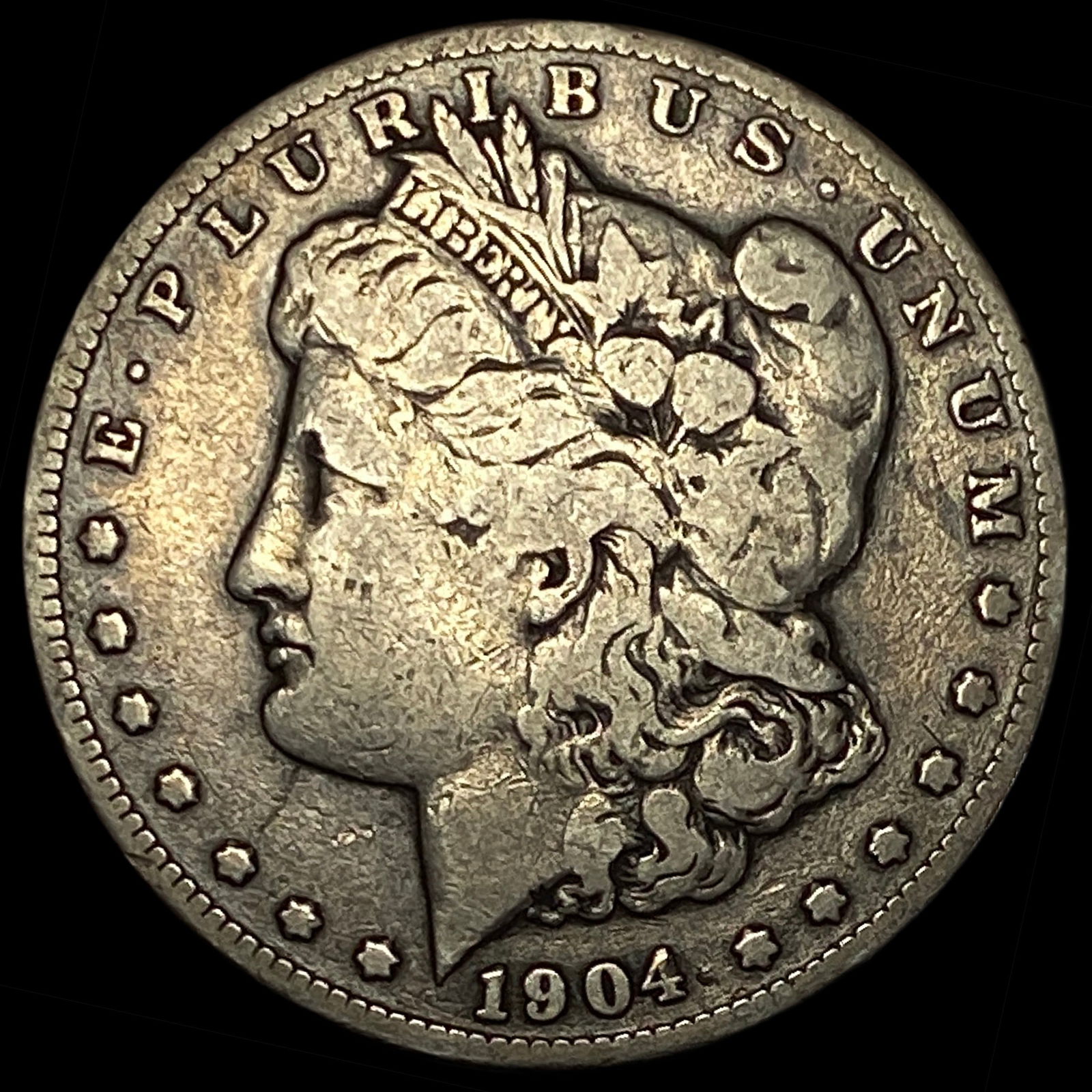 1904-S Silver Morgan Dollar LIGHTLY CIRCULATED: 1904-S Silver Morgan Dollar LIGHTLY CIRCULATED