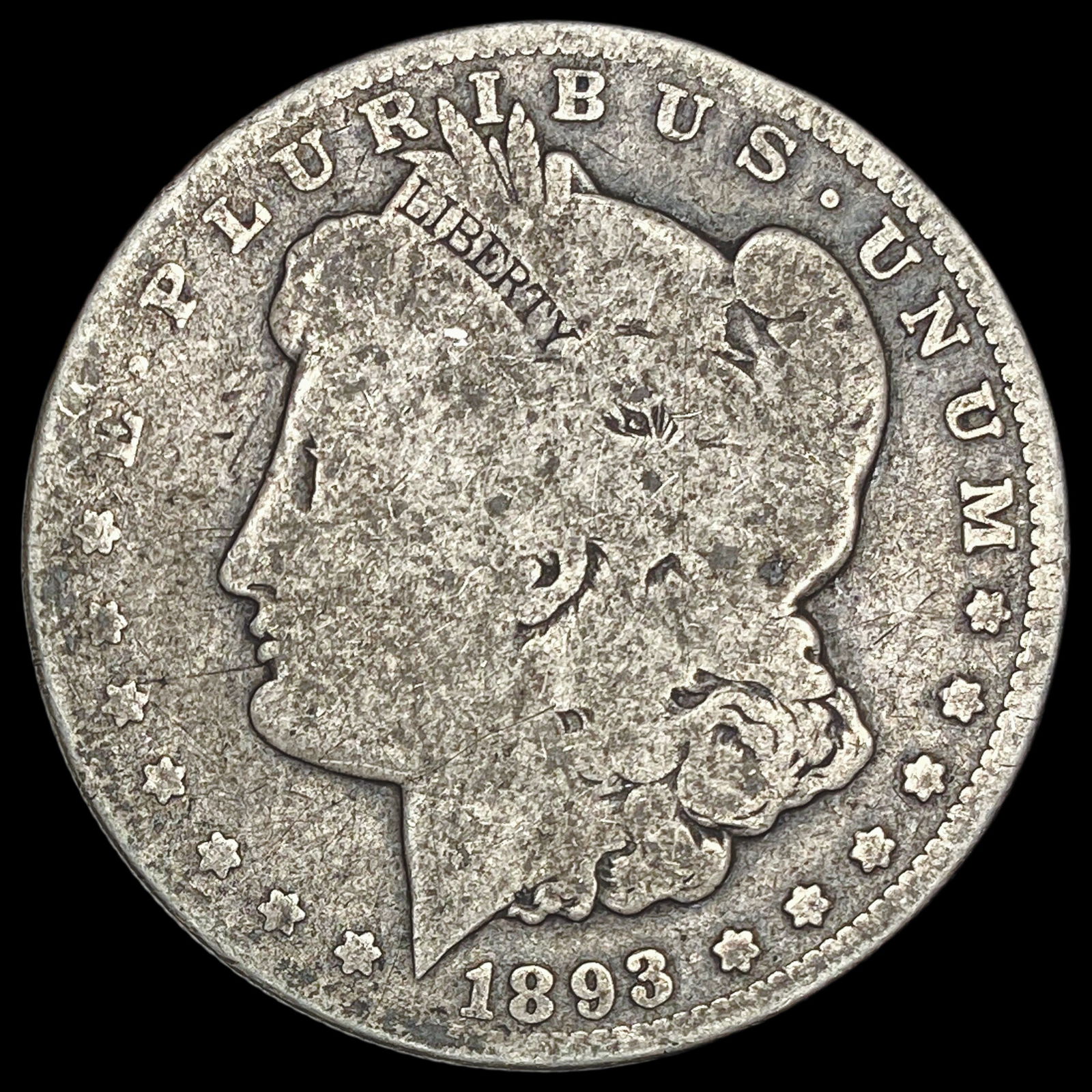 1893-O Silver Morgan Dollar NICELY CIRCULATED: 1893-O Silver Morgan Dollar NICELY CIRCULATED
