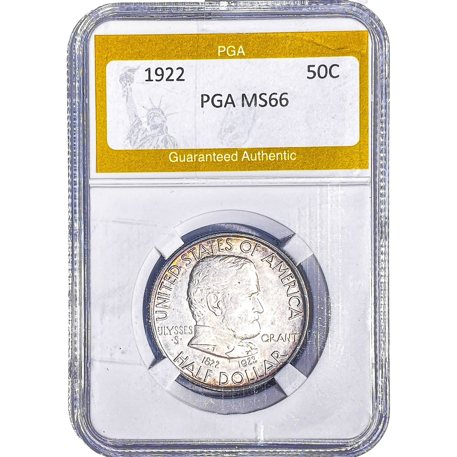 1922 Grant Half Dollar PGA MS66: 1922 Grant Half Dollar PGA MS66