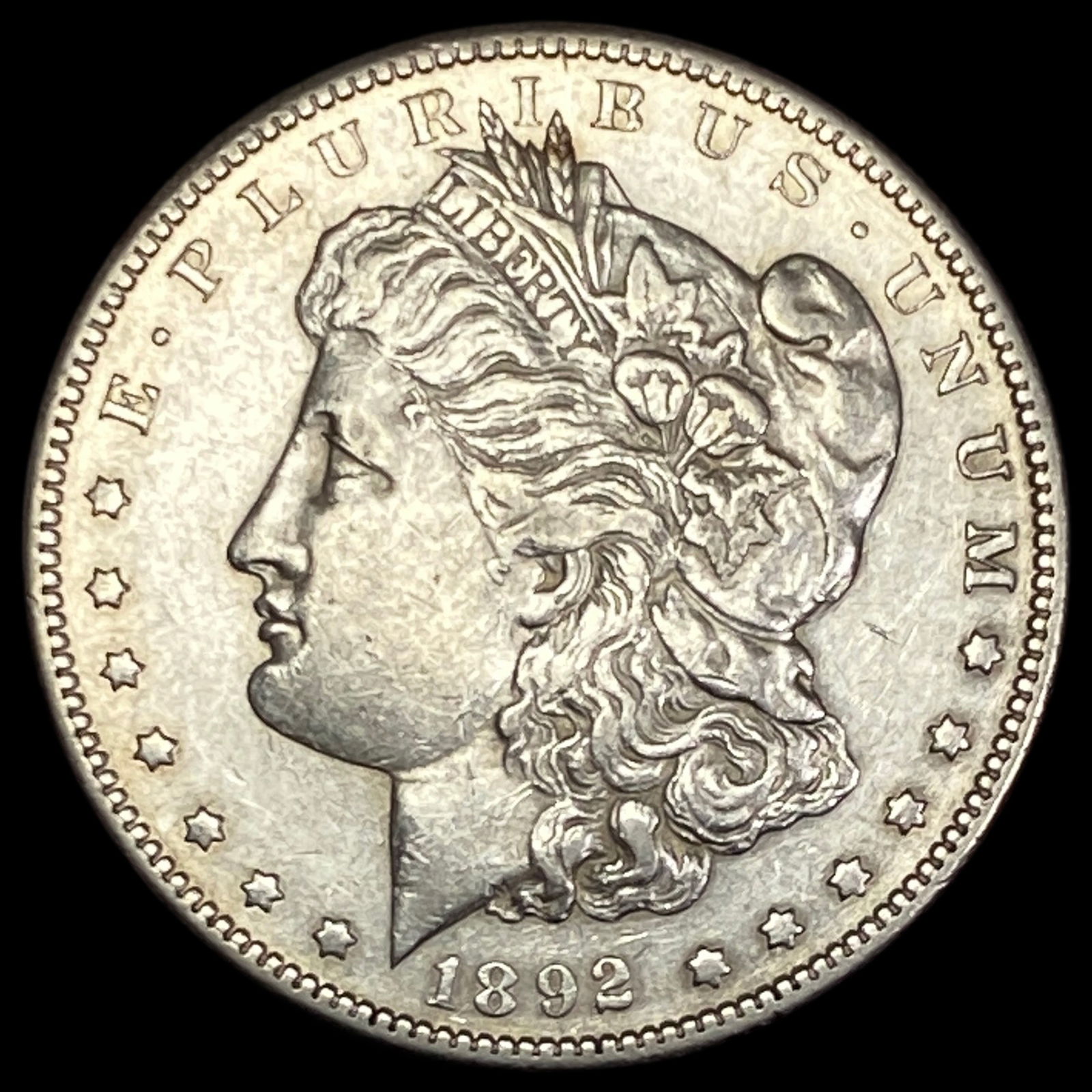 1892-S Silver Morgan Dollar CLOSELY UNCIRCULATED: 1892-S Silver Morgan Dollar CLOSELY UNCIRCULATED