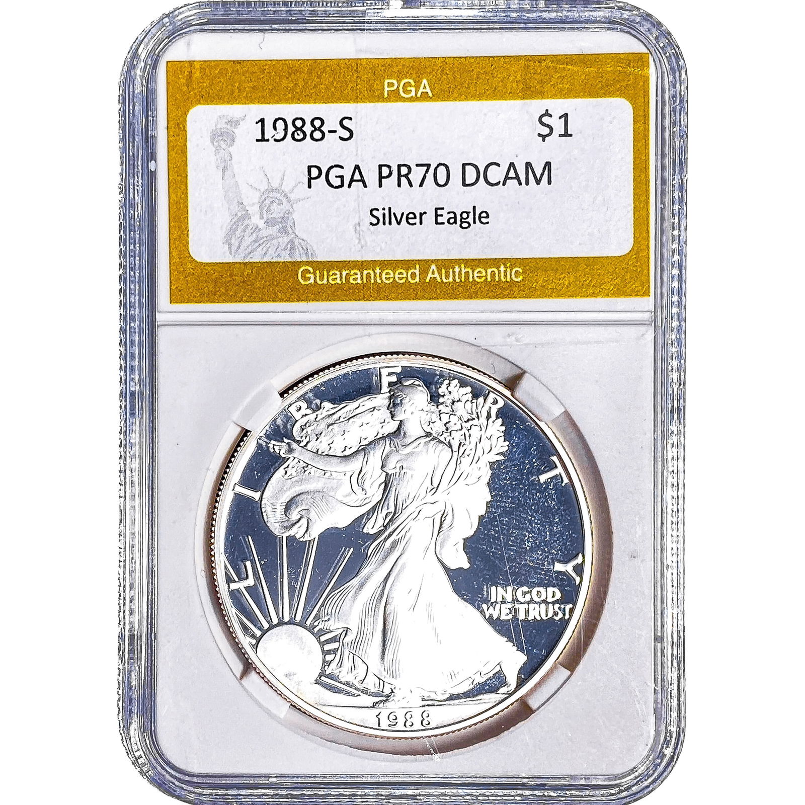 1988-S Silver Eagle PGA PR70 DCAM: 1988-S Silver Eagle PGA PR70 DCAM