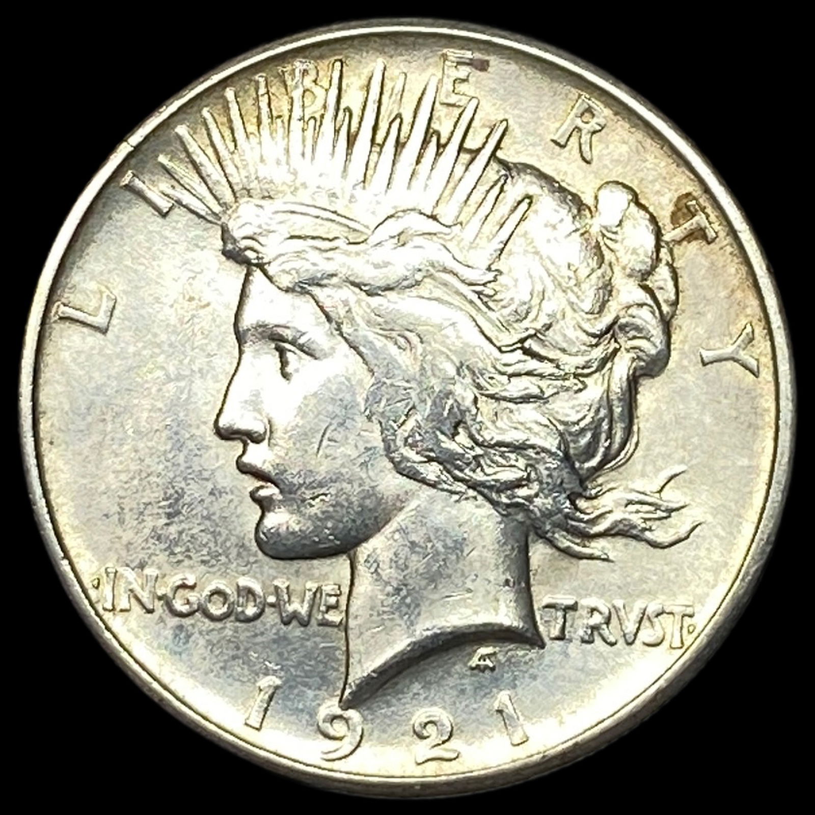 1921 Silver Seated Liberty Peace Dollar UNCIRCULATED: 1921 Silver Seated Liberty Peace Dollar UNCIRCULATED