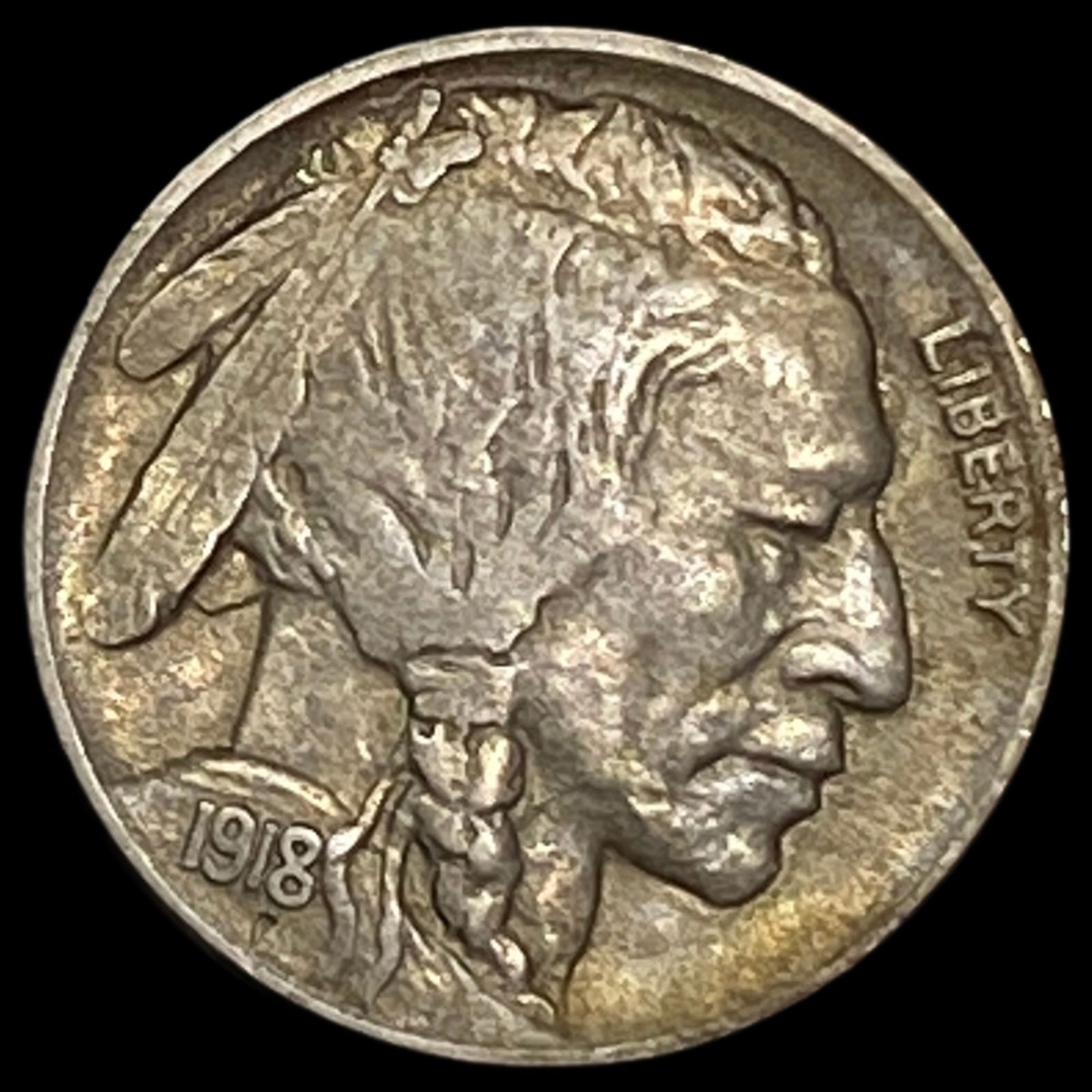 1918-D Buffalo Nickel CLOSELY UNCIRCULATED (1 of 2)