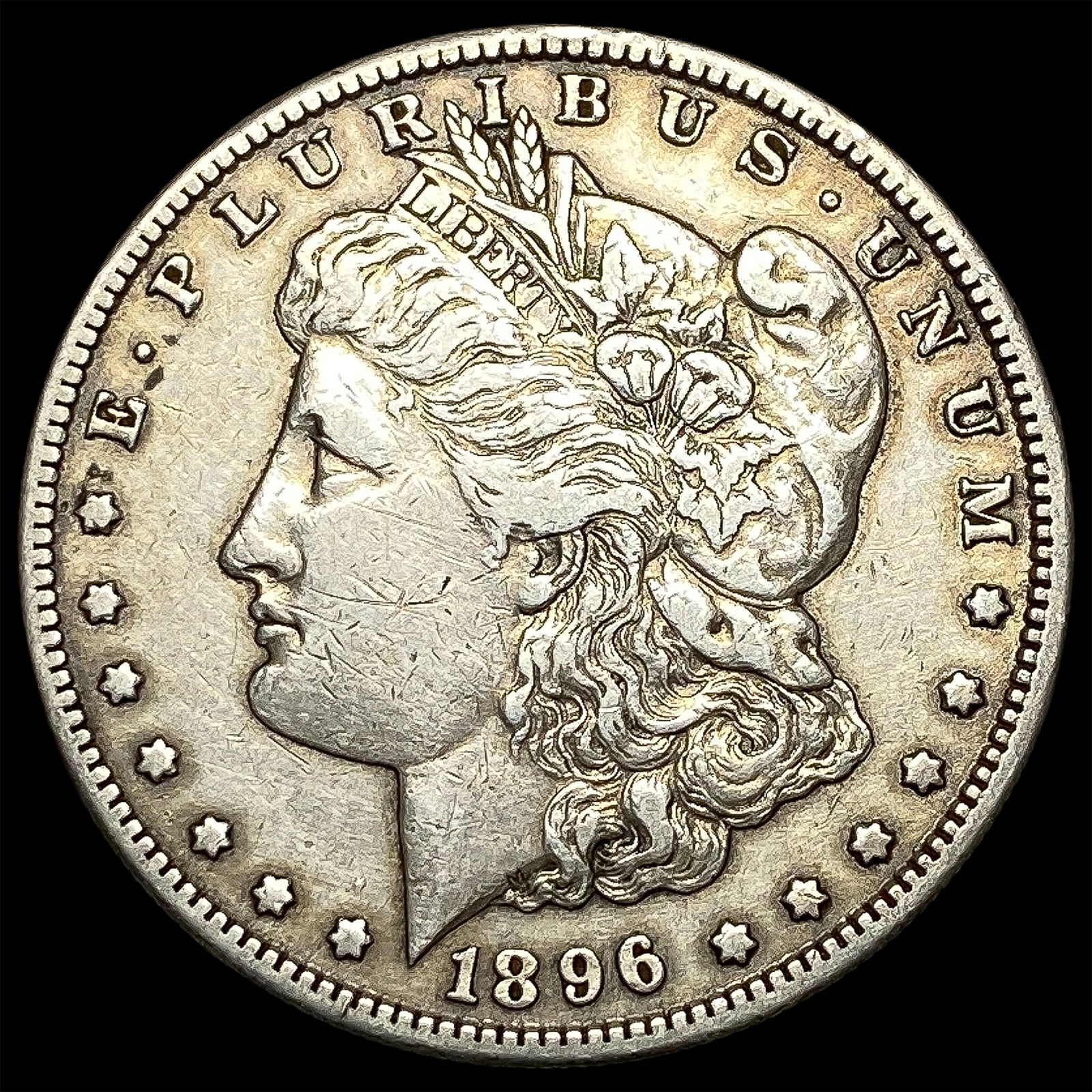 1896-S Silver Morgan Dollar NEARLY UNCIRCULATED: 1896-S Silver Morgan Dollar NEARLY UNCIRCULATED