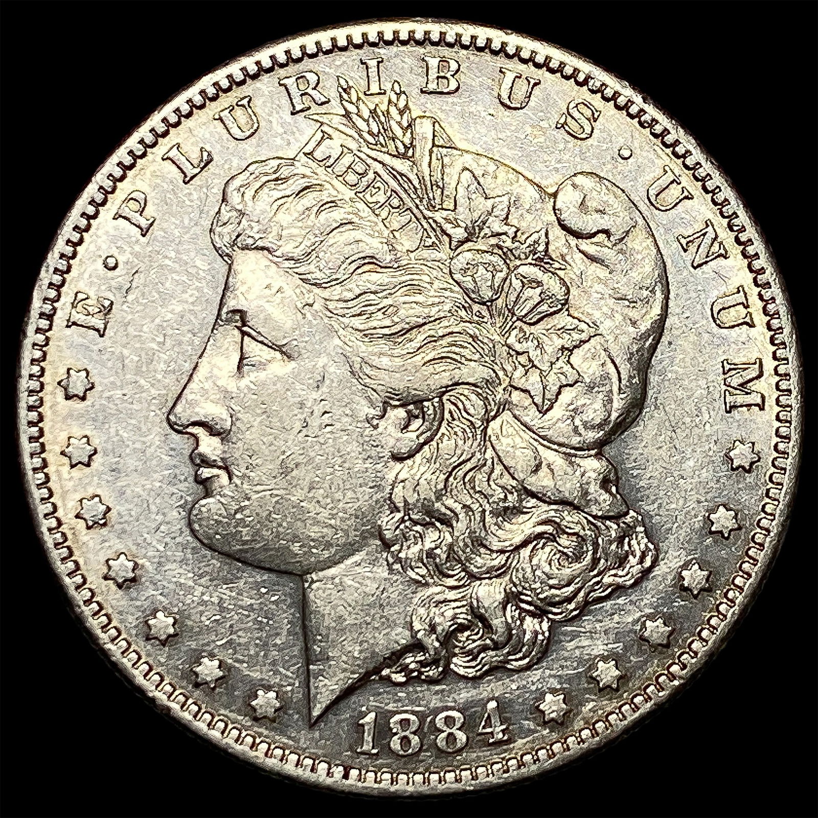 1884-S Silver Morgan Dollar CLOSELY UNCIRCULATED: 1884-S Silver Morgan Dollar CLOSELY UNCIRCULATED