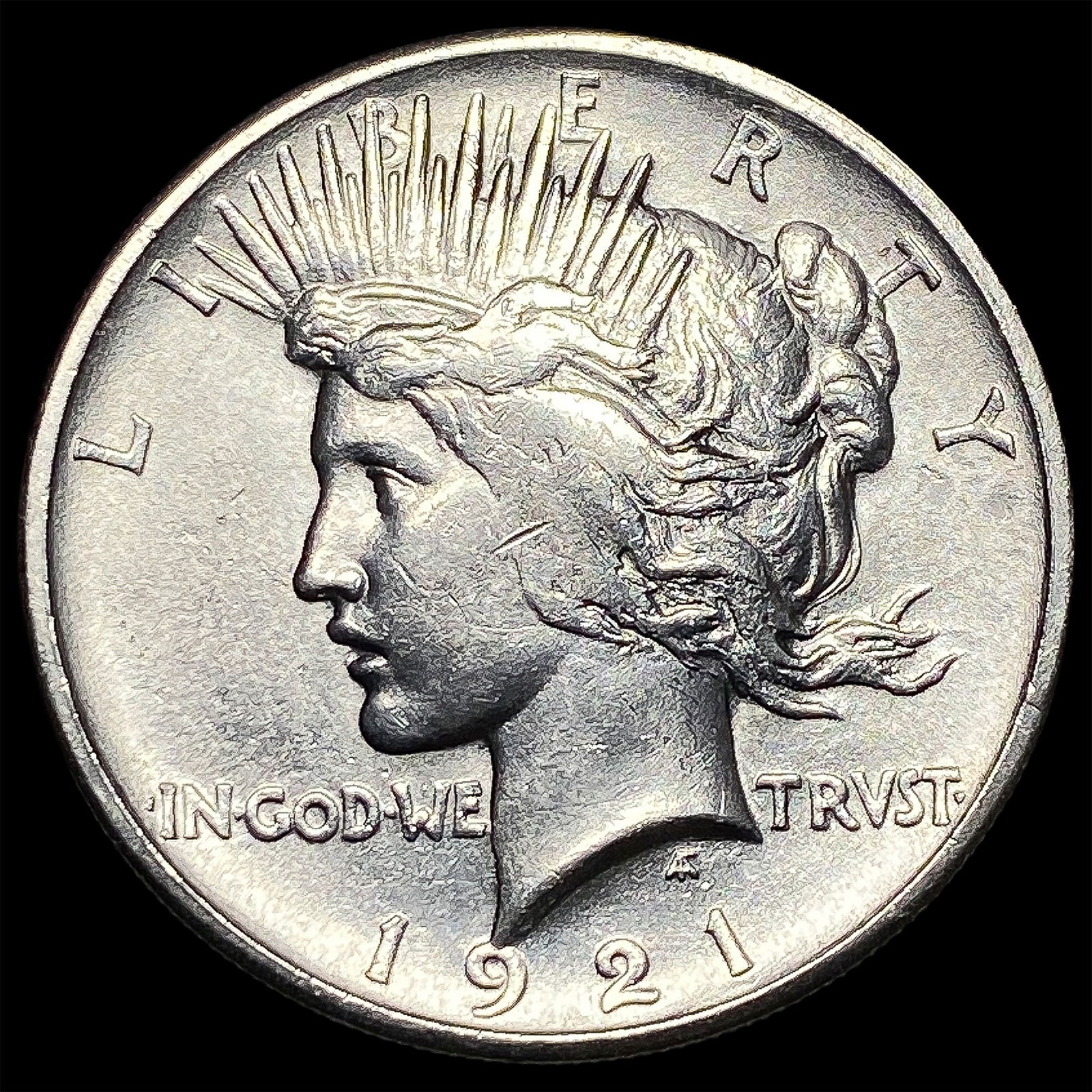 1921 Silver Peace Dollar CLOSELY UNCIRCULATED: 1921 Silver Peace Dollar CLOSELY UNCIRCULATED