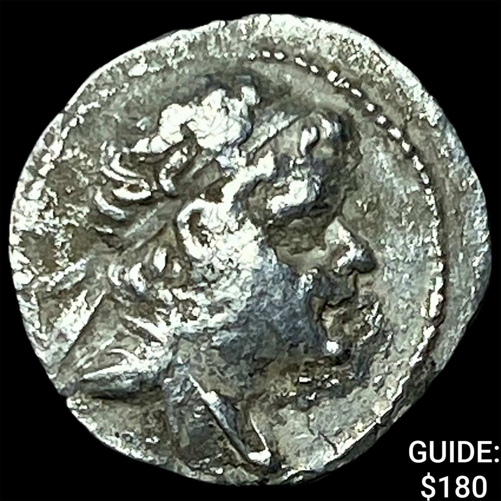 Greco-Bactria Eucratides I 171-145 BC Silver Obol NEARLY UNCIRCULATED: Greco-Bactria Eucratides I 171-145 BC Silver Obol NEARLY UNCIRCULATED