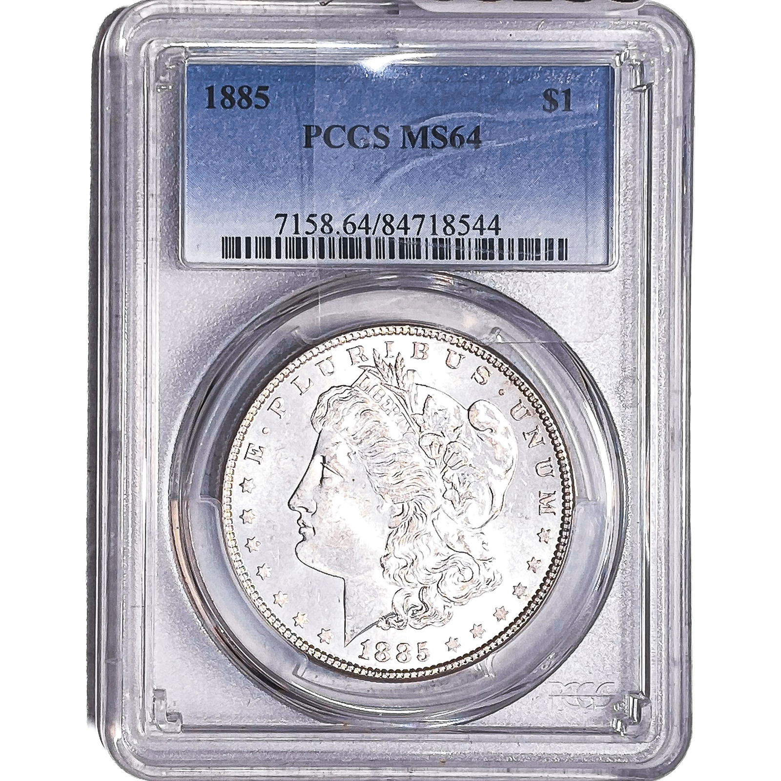 1885 Morgan Silver Dollar PCGS MS64: 1885 Morgan Silver Dollar PCGS MS64