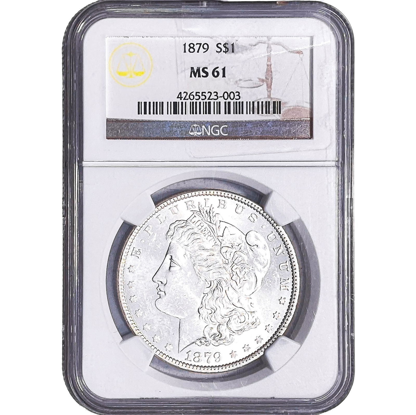 1879 Morgan Silver Dollar NGC MS61 (1 of 2)