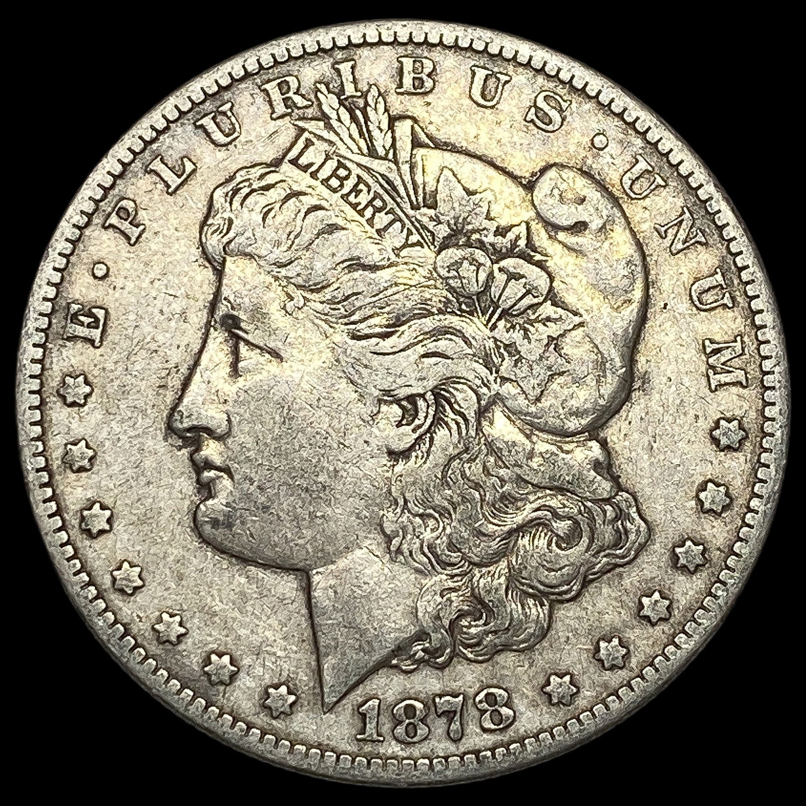 1878-CC Silver Morgan Dollar ABOUT UNCIRCULATED: 1878-CC Silver Morgan Dollar ABOUT UNCIRCULATED