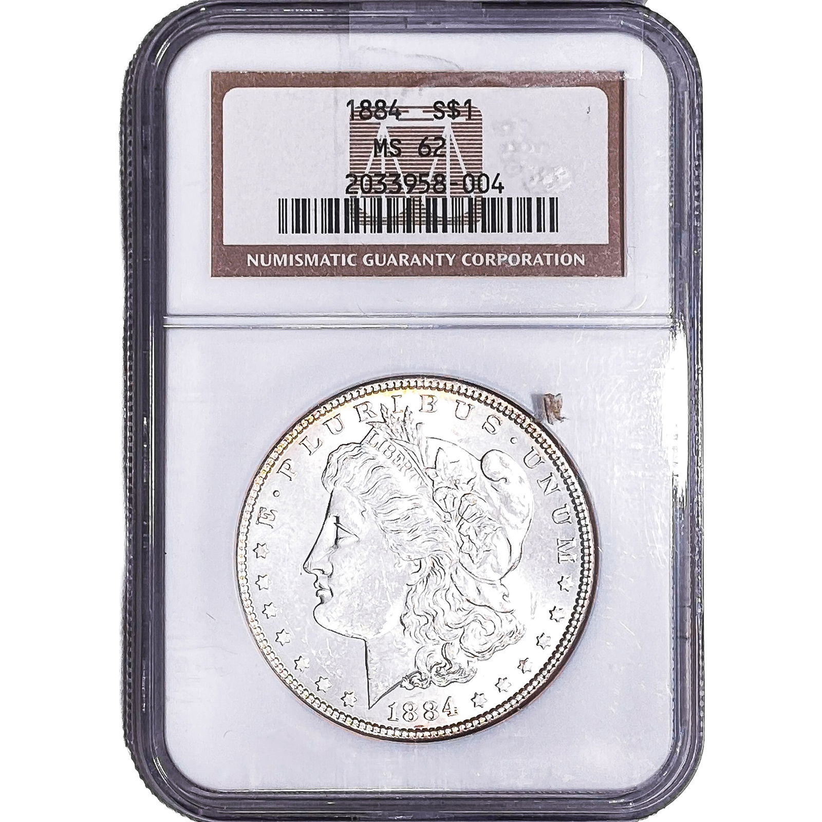 1884 Morgan Silver Dollar NGC MS62 (1 of 2)