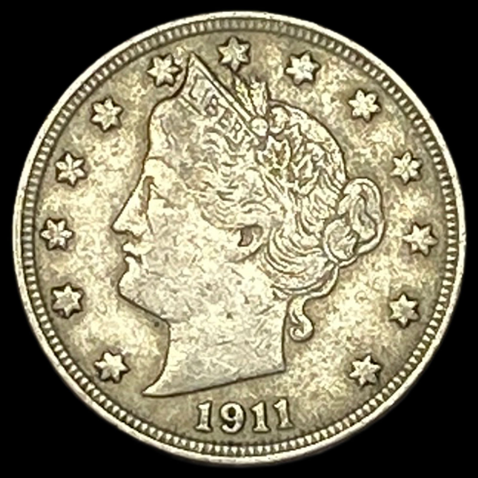 1911 Liberty Head Nickel ABOUT UNCIRCULATED: 1911 Liberty Head Nickel ABOUT UNCIRCULATED