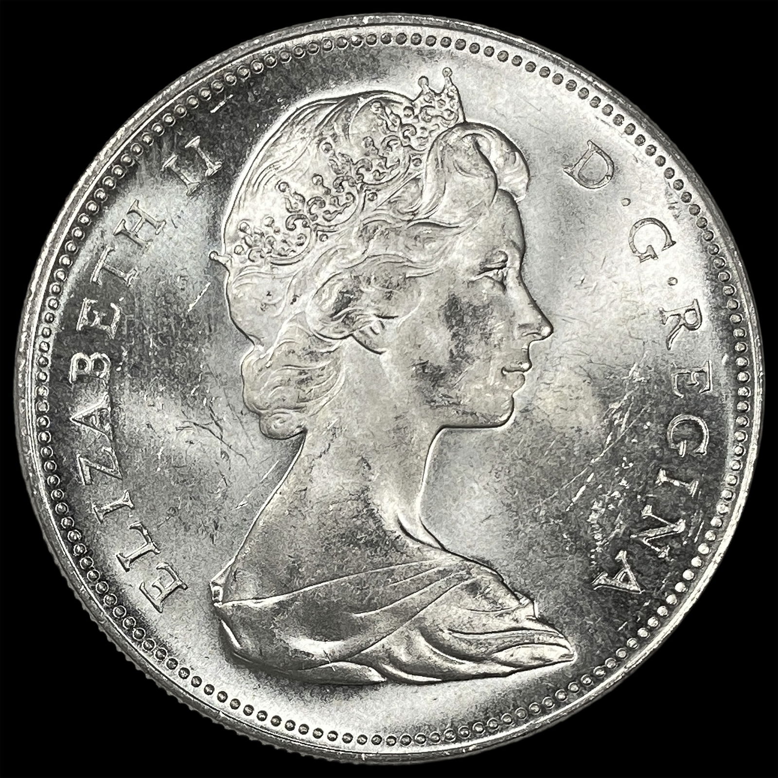 1965 Canada Silver Dollar UNCIRCULATED: 1965 Canada Silver Dollar UNCIRCULATED