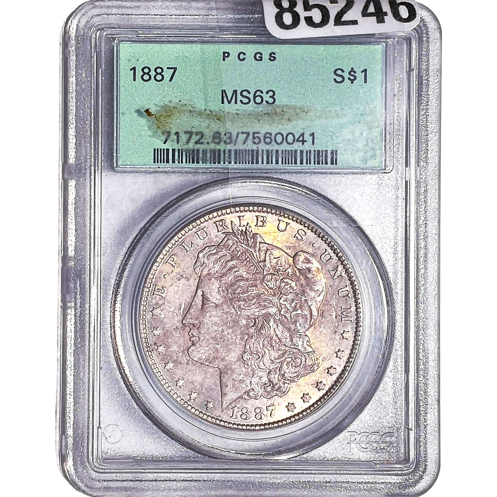 1887 Morgan Silver Dollar PCGS MS63 (1 of 2)