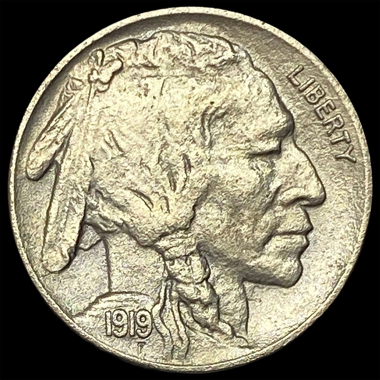 1919-S Buffalo Nickel CLOSELY UNCIRCULATED: 1919-S Buffalo Nickel CLOSELY UNCIRCULATED