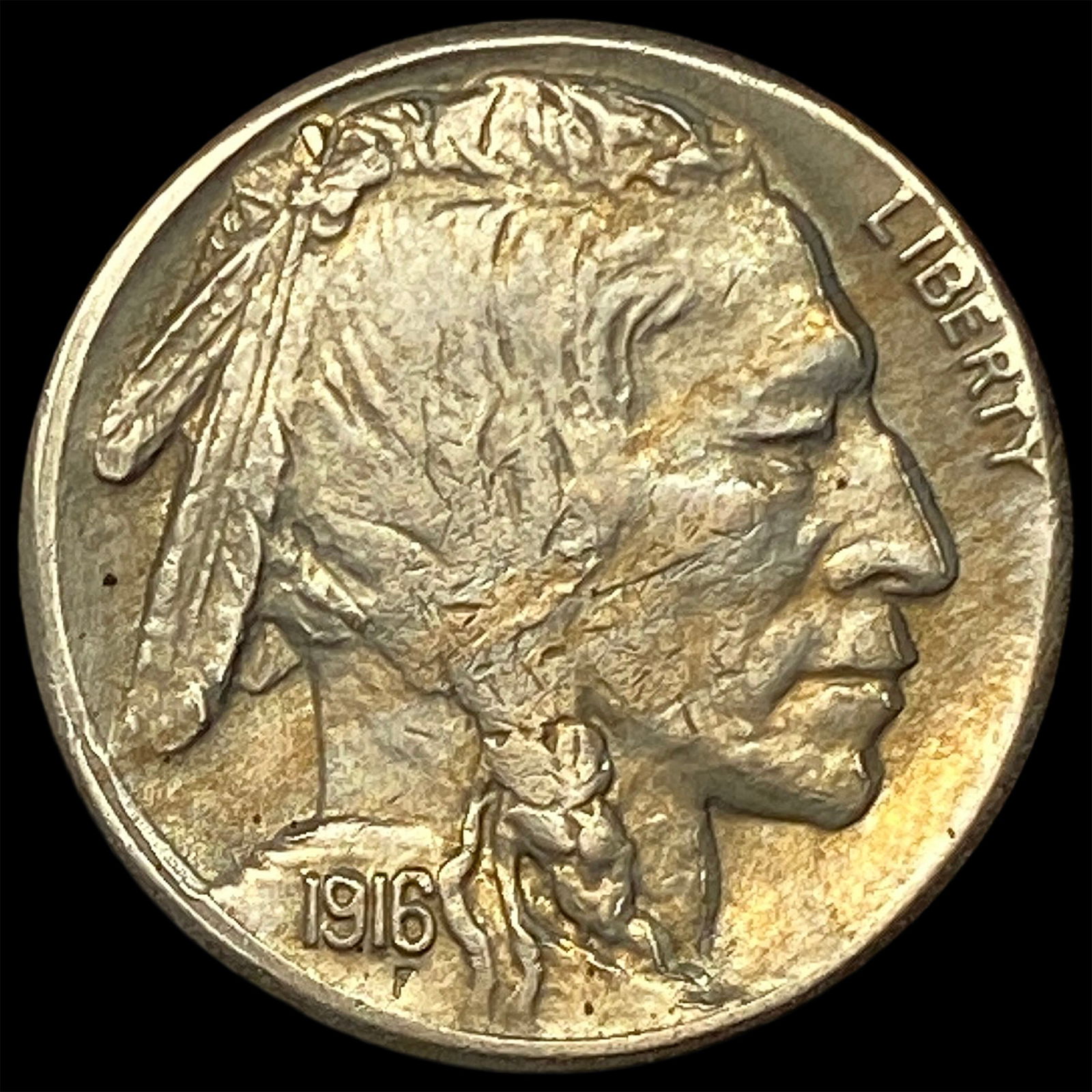 1916-S Buffalo Nickel CLOSELY UNCIRCULATED: 1916-S Buffalo Nickel CLOSELY UNCIRCULATED