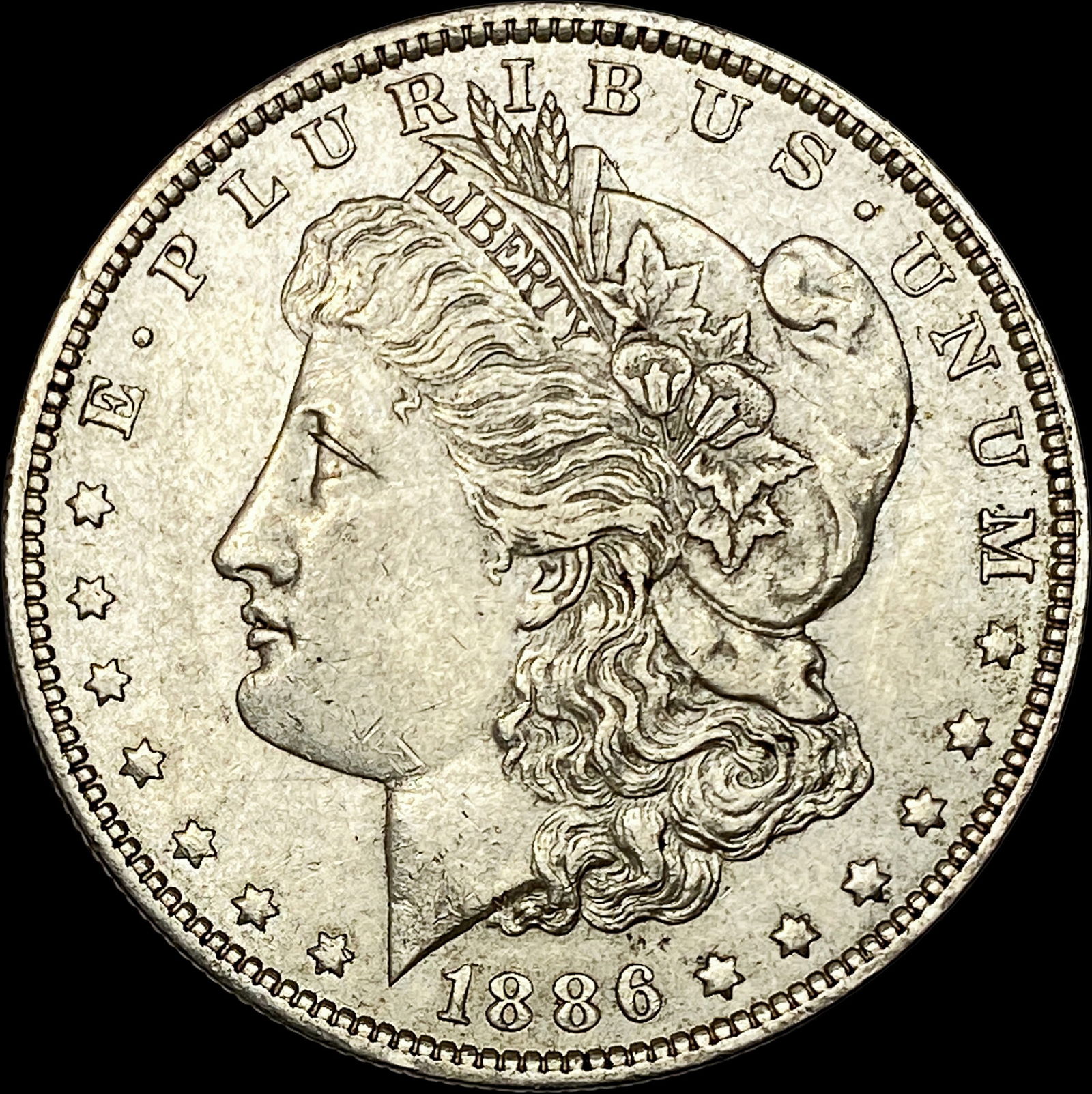 1886-O Morgan Silver Dollar CHOICE AU: 1886-O Morgan Silver Dollar CHOICE AU