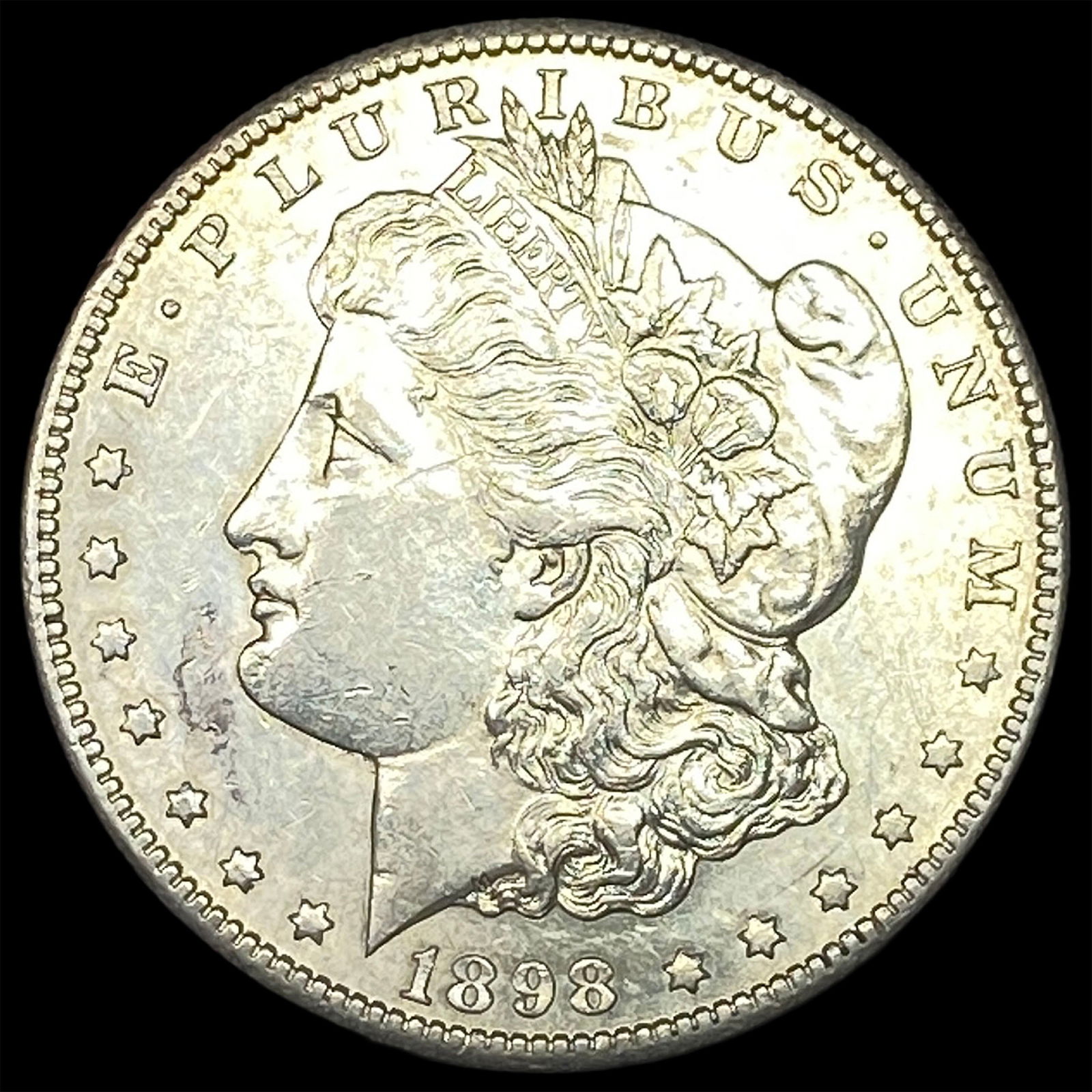 1898-S Silver Morgan Dollar CLOSELY UNCIRCULATED: 1898-S Silver Morgan Dollar CLOSELY UNCIRCULATED