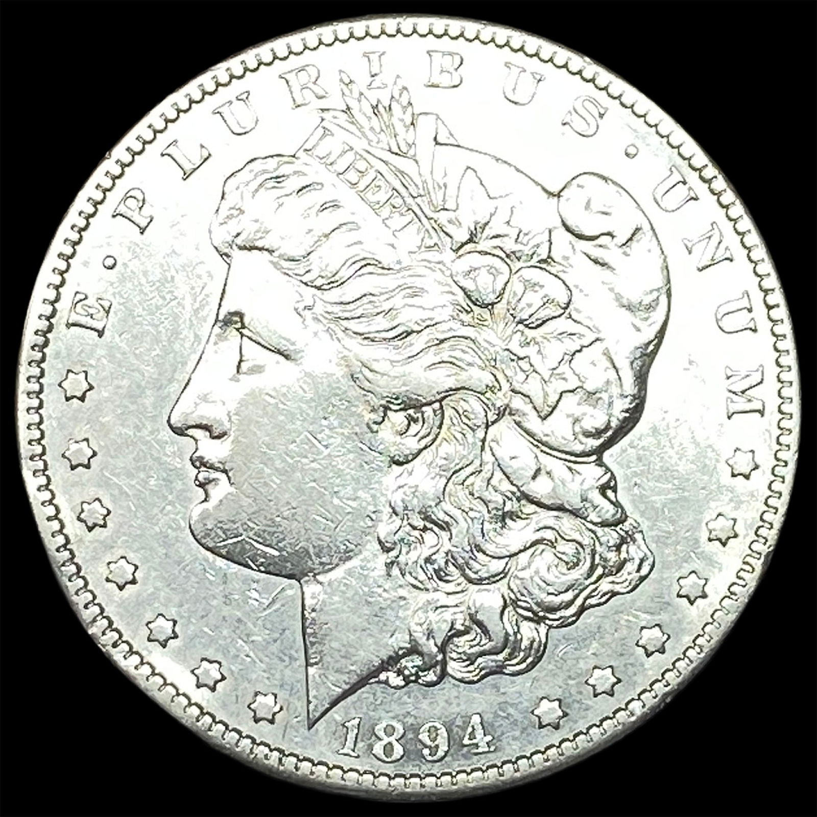1894-S Silver Morgan Dollar CLOSELY UNCIRCULATED: 1894-S Silver Morgan Dollar CLOSELY UNCIRCULATED