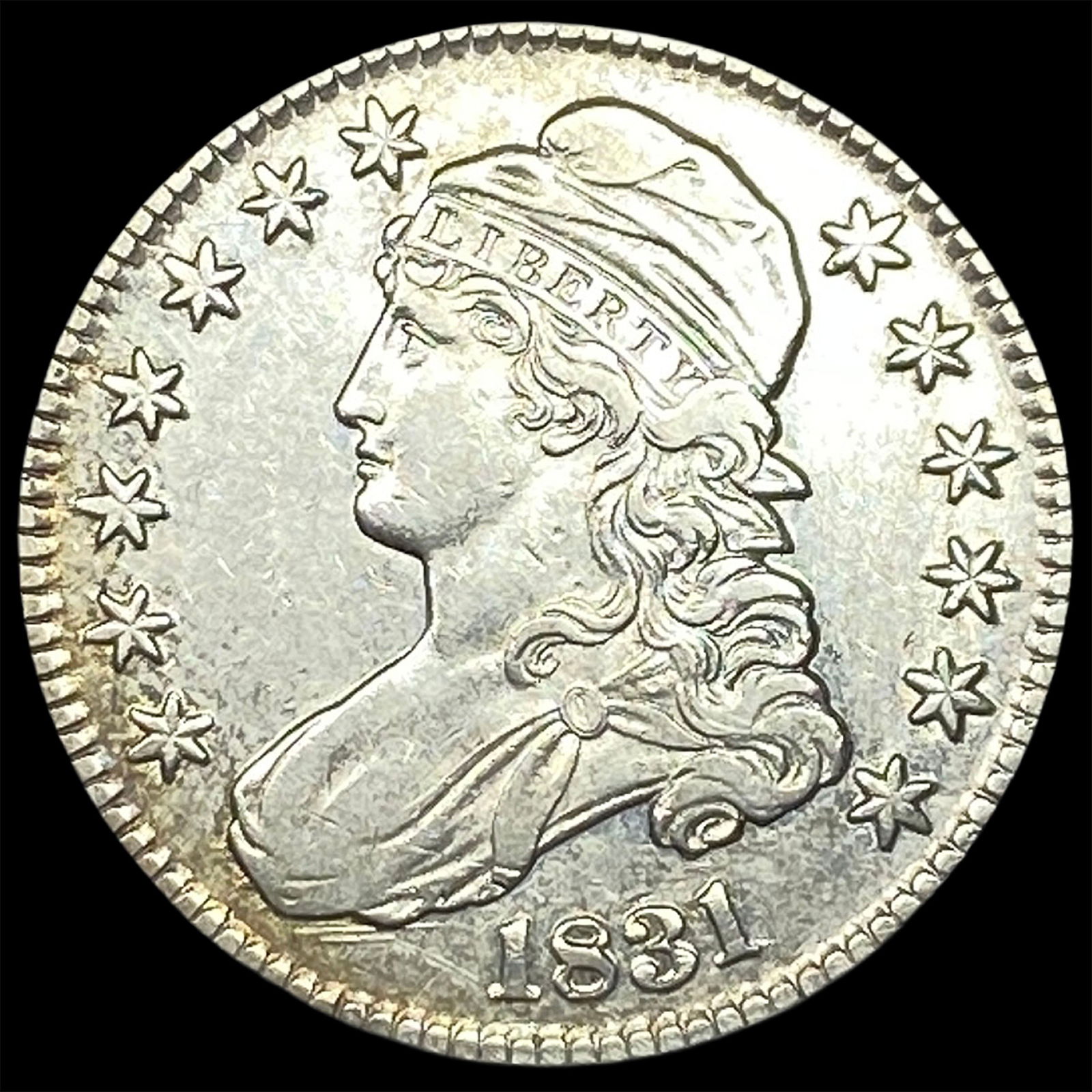 1831 Capped Bust Half Dollar CLOSELY UNCIRCULATED (1 of 2)
