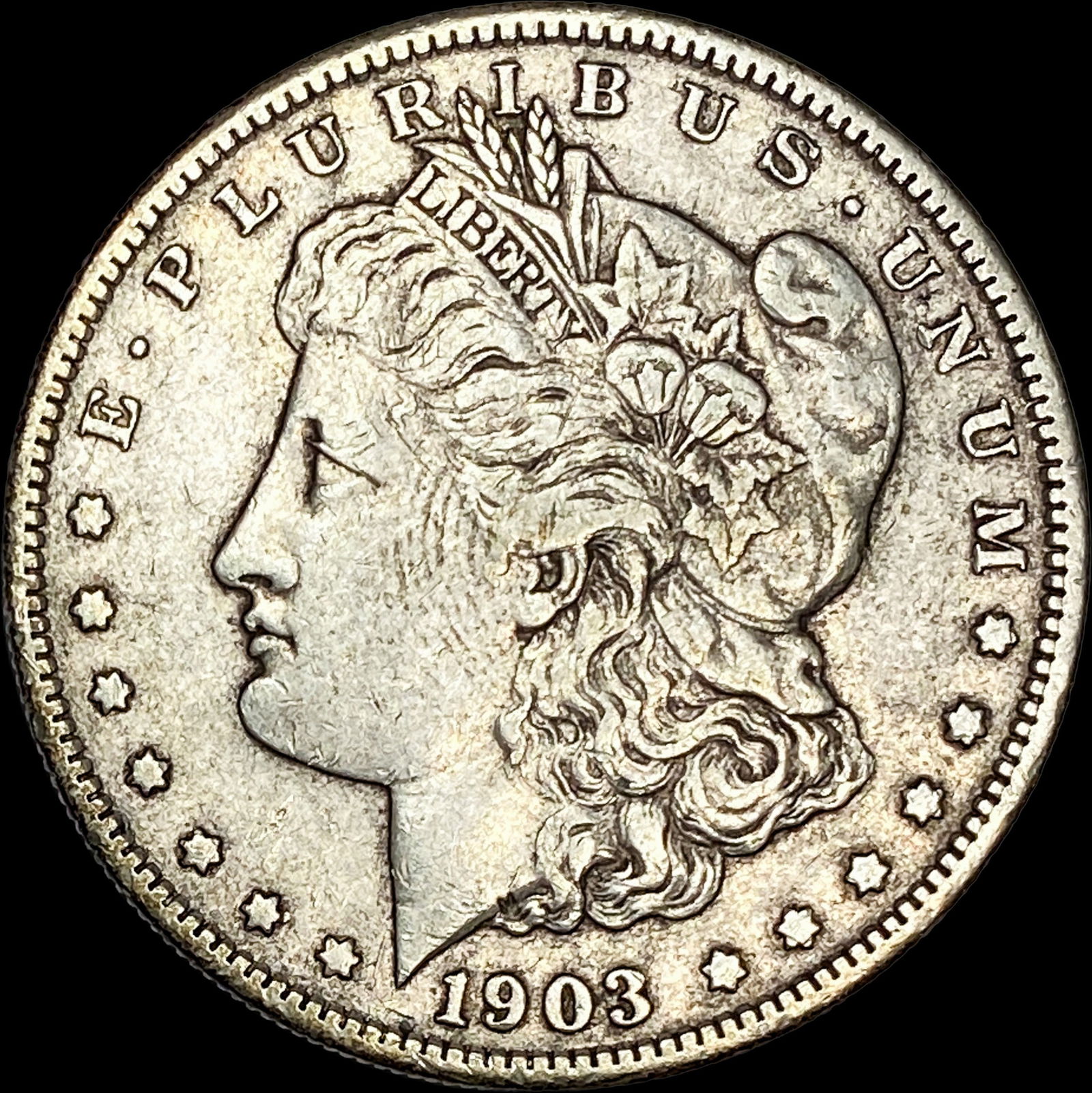 1903-S Silver Morgan Dollar NEARLY UNCIRCULATED: 1903-S Silver Morgan Dollar NEARLY UNCIRCULATED