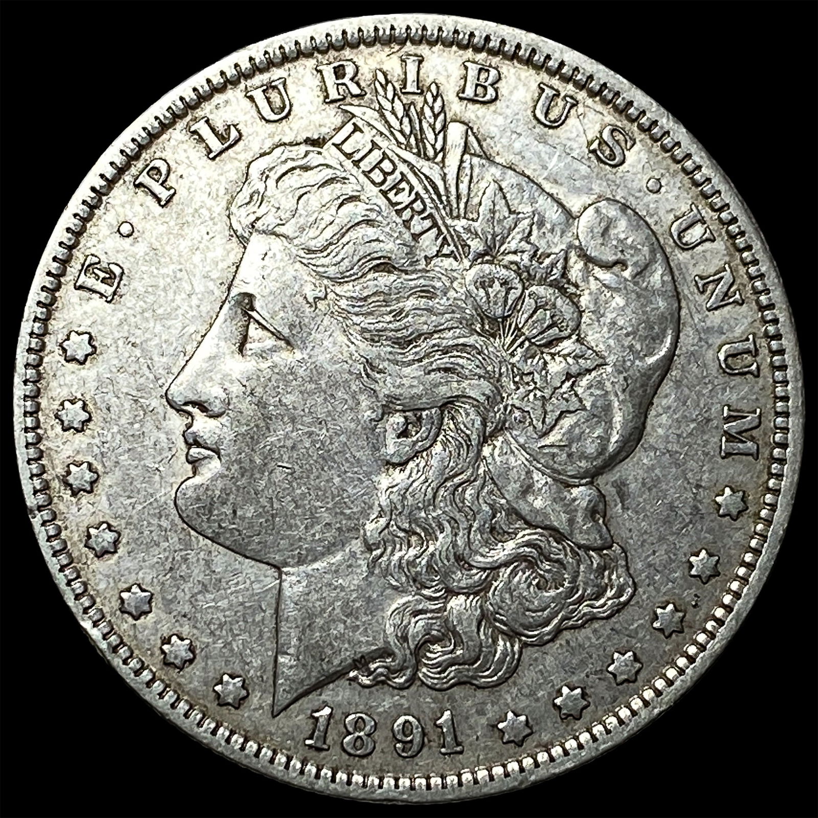 1891-O Silver Morgan Dollar NEARLY UNCIRCULATED: 1891-O Silver Morgan Dollar NEARLY UNCIRCULATED