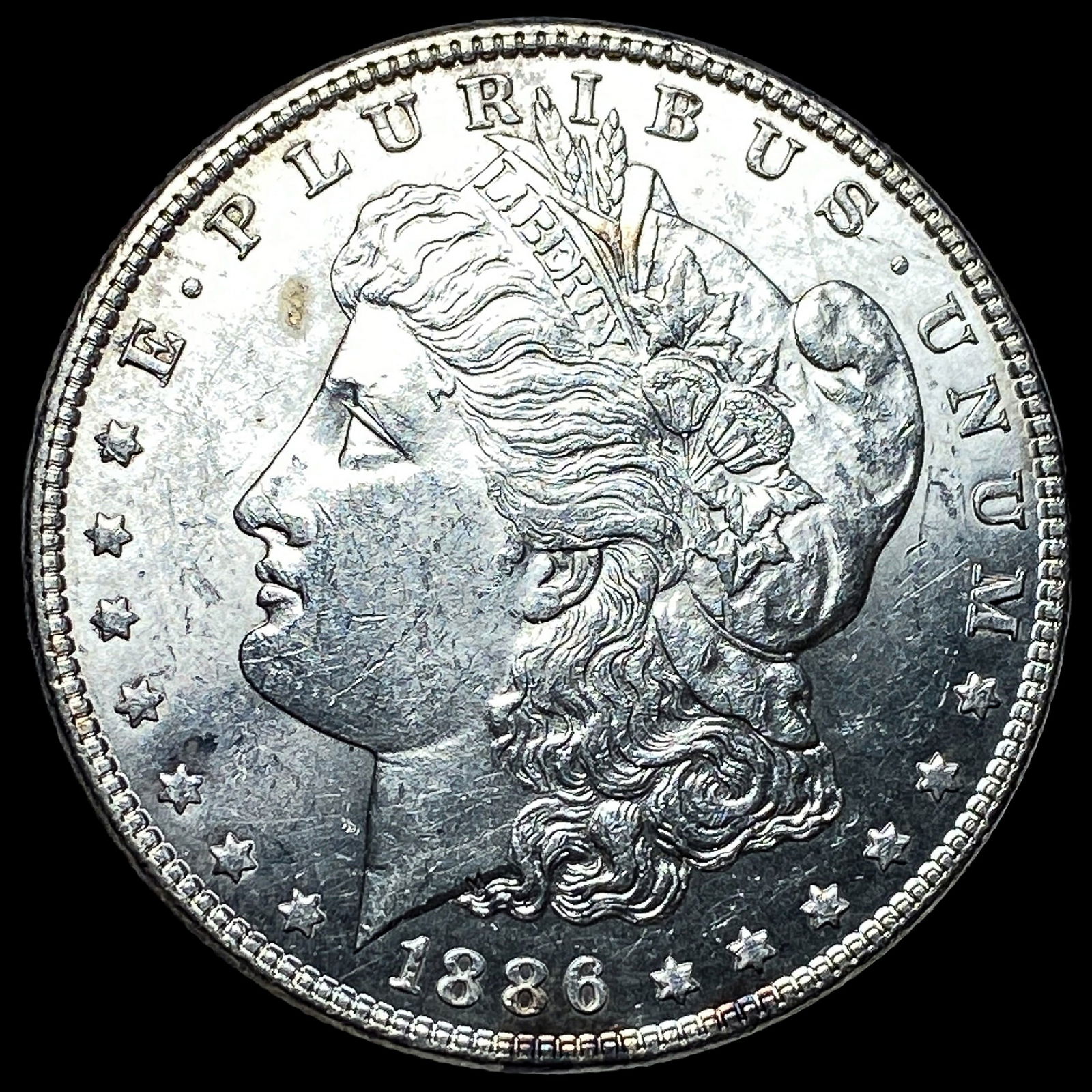1886 Silver Morgan Dollar CHOICE BU: 1886 Silver Morgan Dollar CHOICE BU