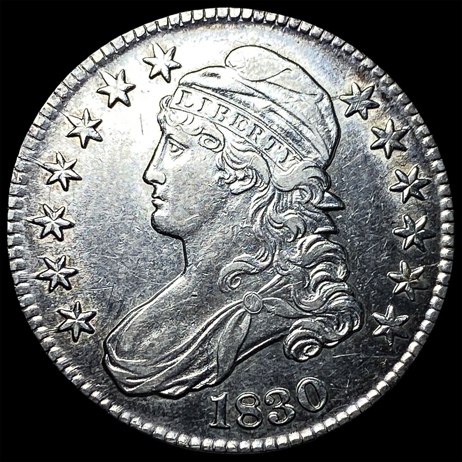 1830 Capped Bust Half Dollar UNCIRCULATED (1 of 2)