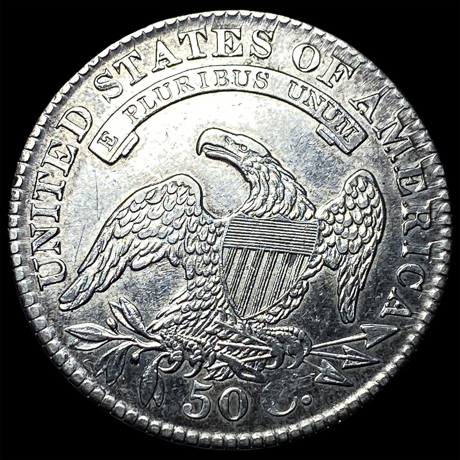 1830 Capped Bust Half Dollar UNCIRCULATED - 2