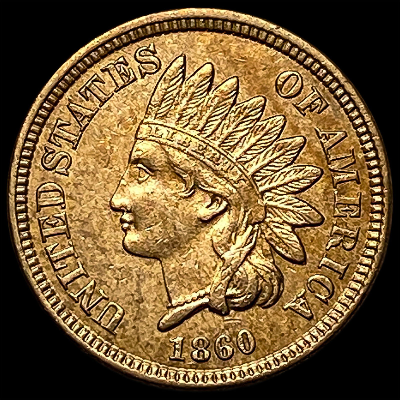 1860 Copper-Nickel Indian Head Cent UNCIRCULATED: 1860 Copper-Nickel Indian Head Cent UNCIRCULATED
