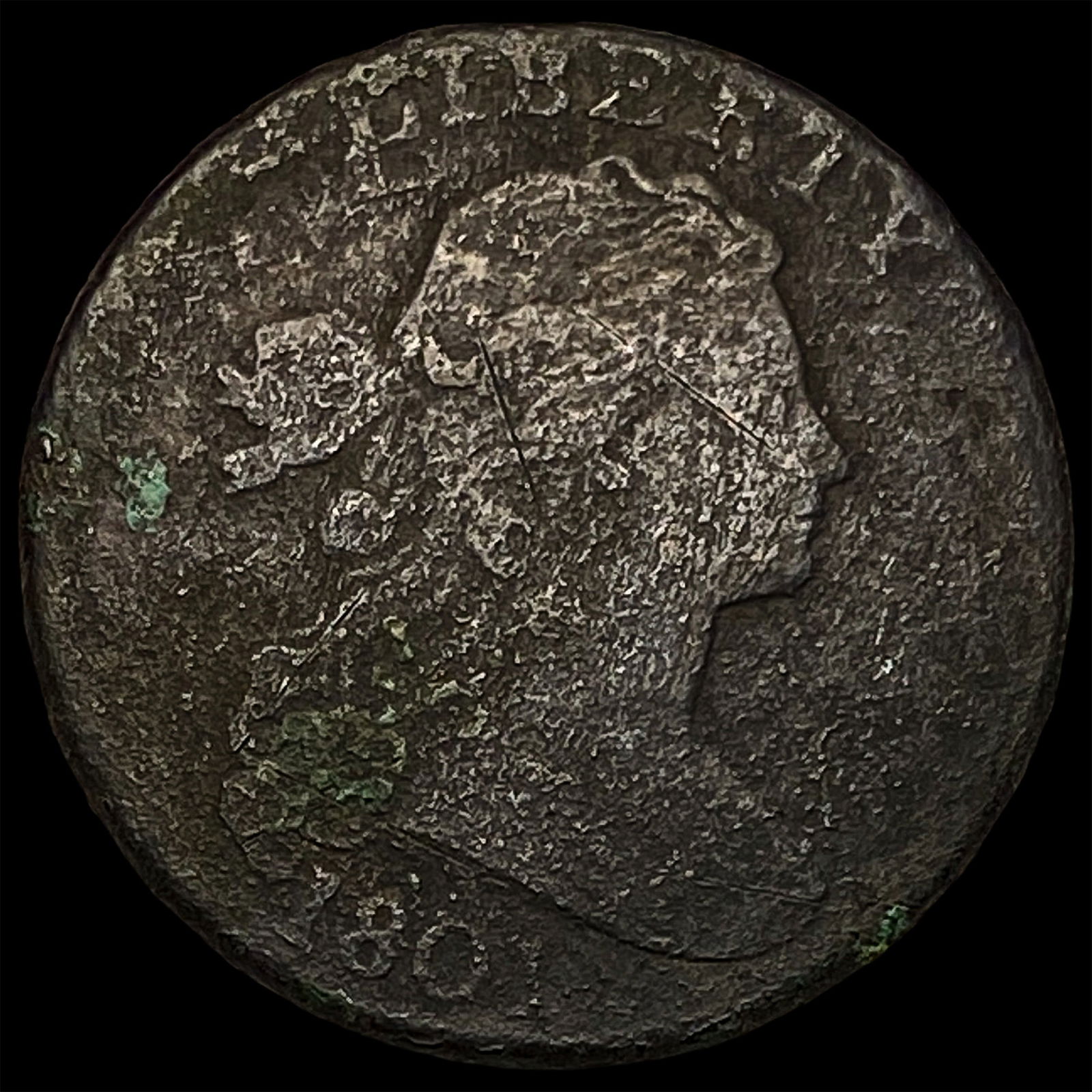 1801 Draped Bust Large Cent NICELY CIRCULATED: 1801 Draped Bust Large Cent NICELY CIRCULATED