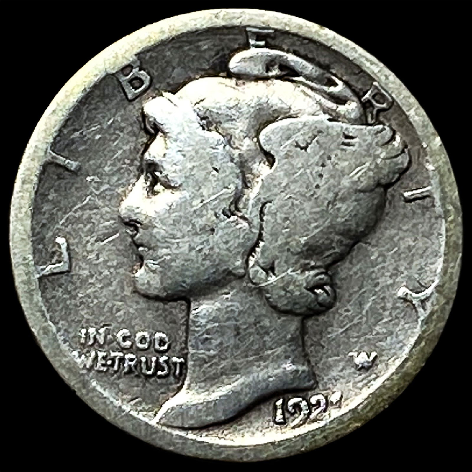 1924 Mercury Dime NICELY CIRCULATED: 1924 Mercury Dime NICELY CIRCULATED