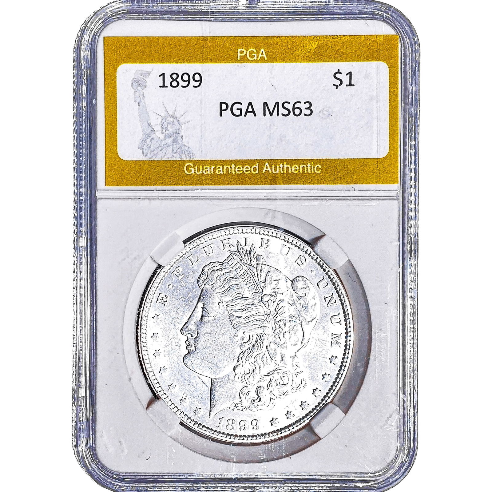 1899 Morgan Silver Dollar PGA MS63: 1899 Morgan Silver Dollar PGA MS63