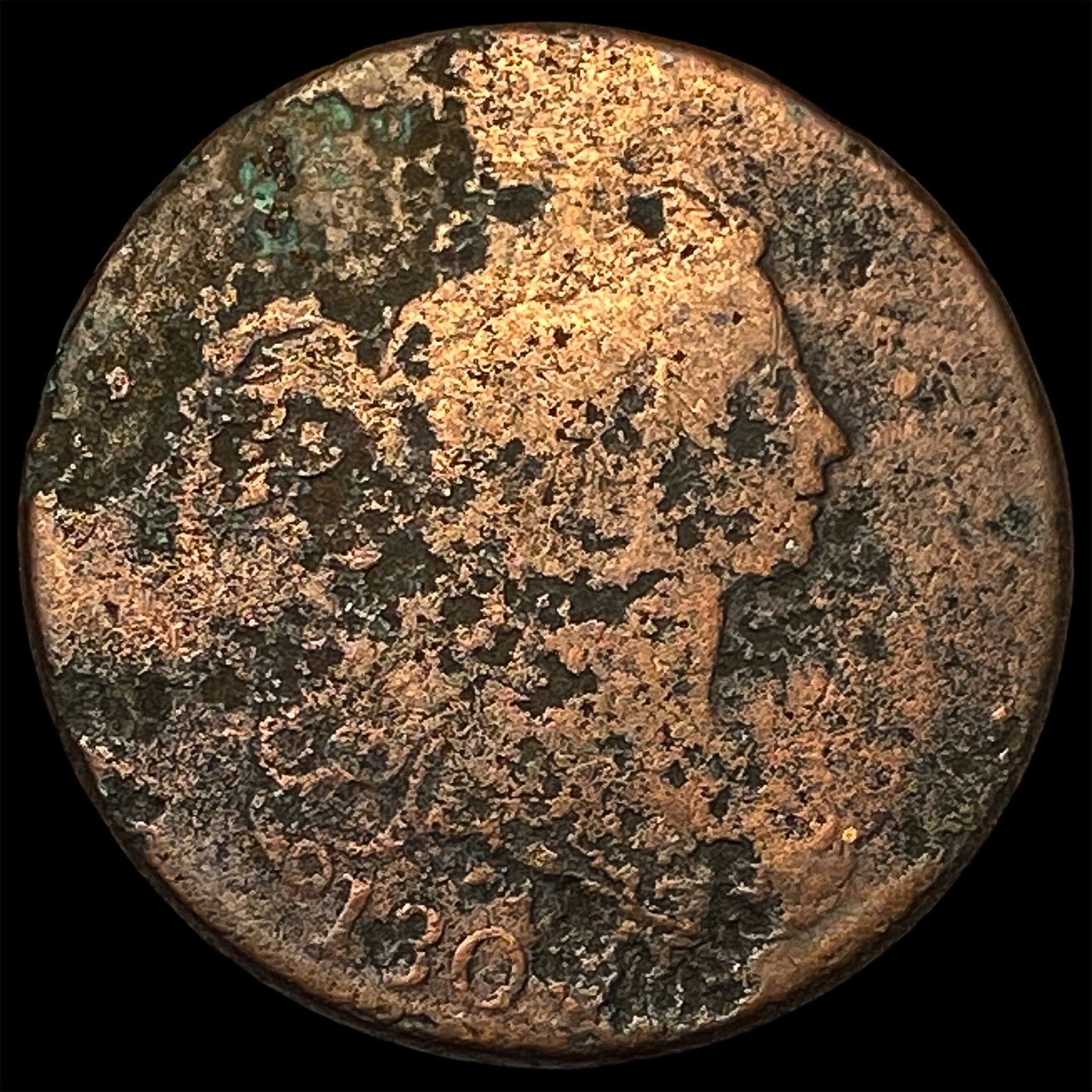 1830 Coronet Head Large Cent NICELY CIRCULATED: 1830 Coronet Head Large Cent NICELY CIRCULATED