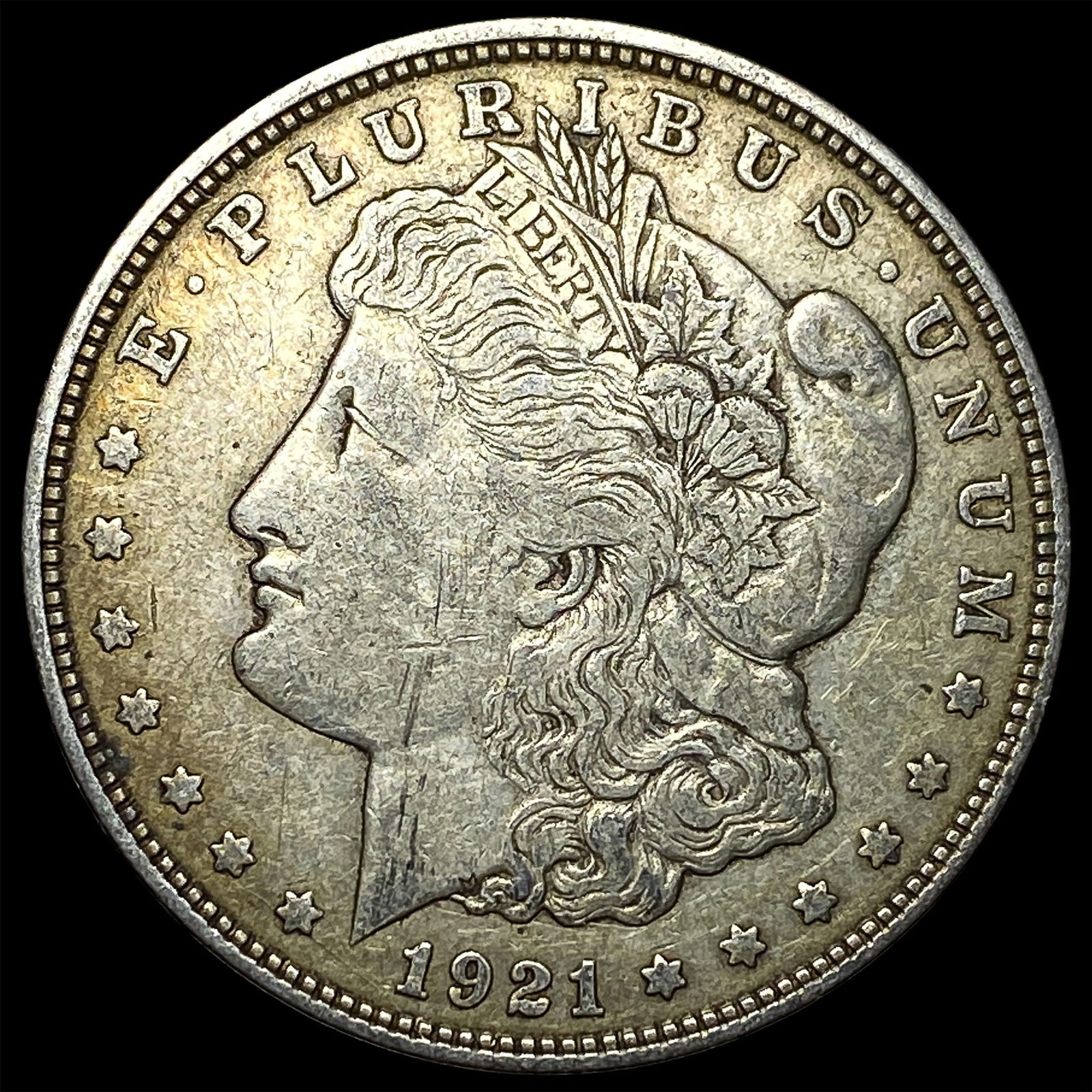 1921 Silver Morgan Dollar NEARLY UNCIRCULATED (1 of 2)