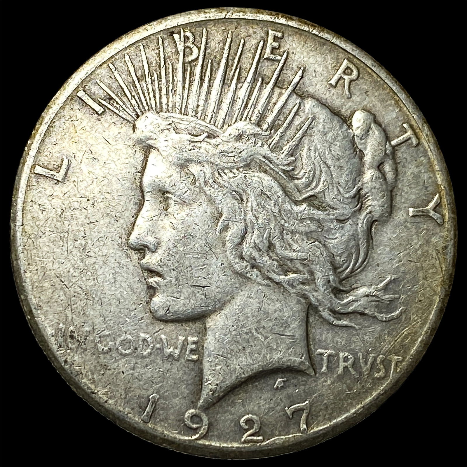 1927 Peace Silver Dollar LIGHTLY CIRCULATED: 1927 Peace Silver Dollar LIGHTLY CIRCULATED