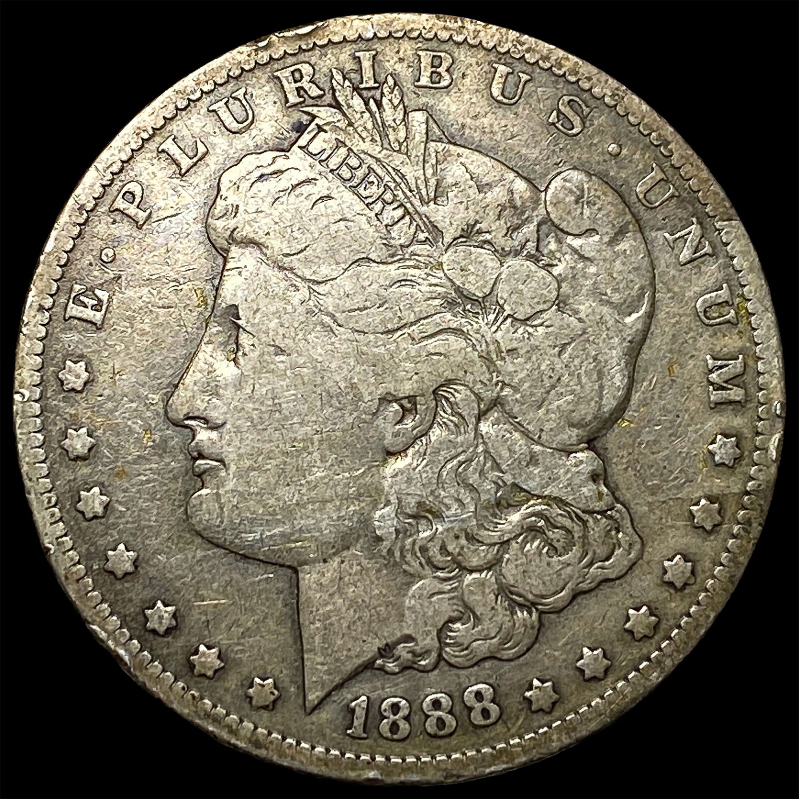 1888-O Silver Morgan Dollar NICELY CIRCULATED: 1888-O Silver Morgan Dollar NICELY CIRCULATED