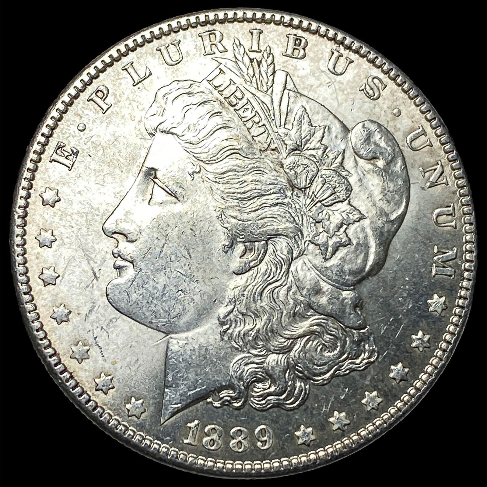 1889 Morgan Silver Dollar UNCIRCULATED: 1889 Morgan Silver Dollar UNCIRCULATED