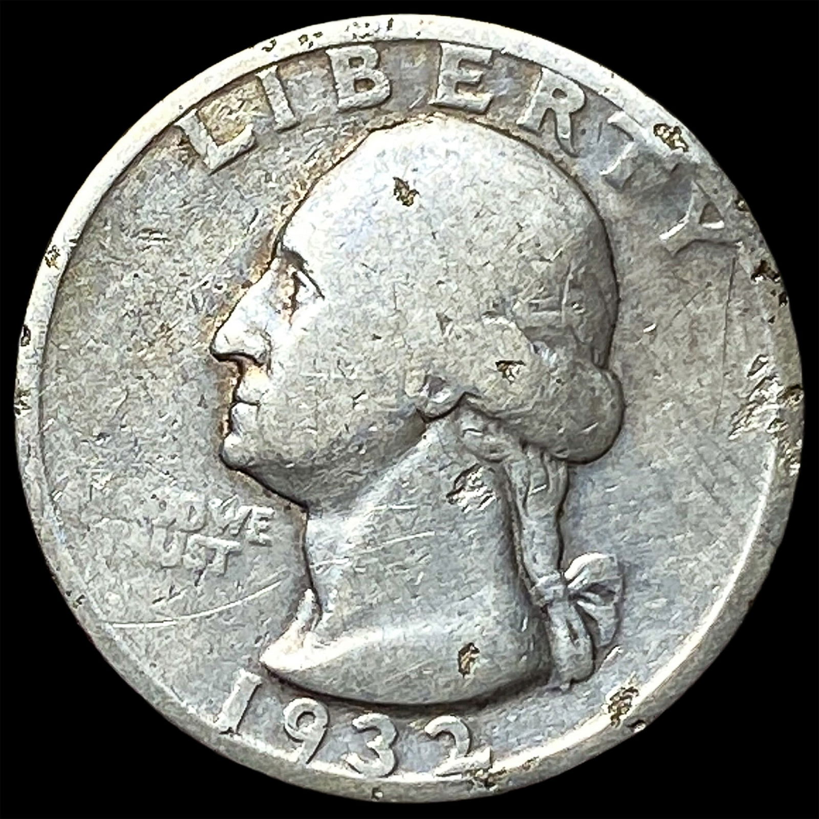 1932-D Silver Washington Quarter NICELY CIRCULATED: 1932-D Silver Washington Quarter NICELY CIRCULATED