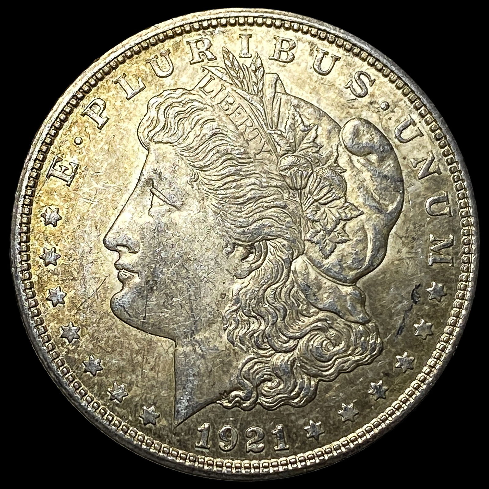 1921 Morgan Silver Dollar CLOSELY UNCIRCULATED: 1921 Morgan Silver Dollar CLOSELY UNCIRCULATED